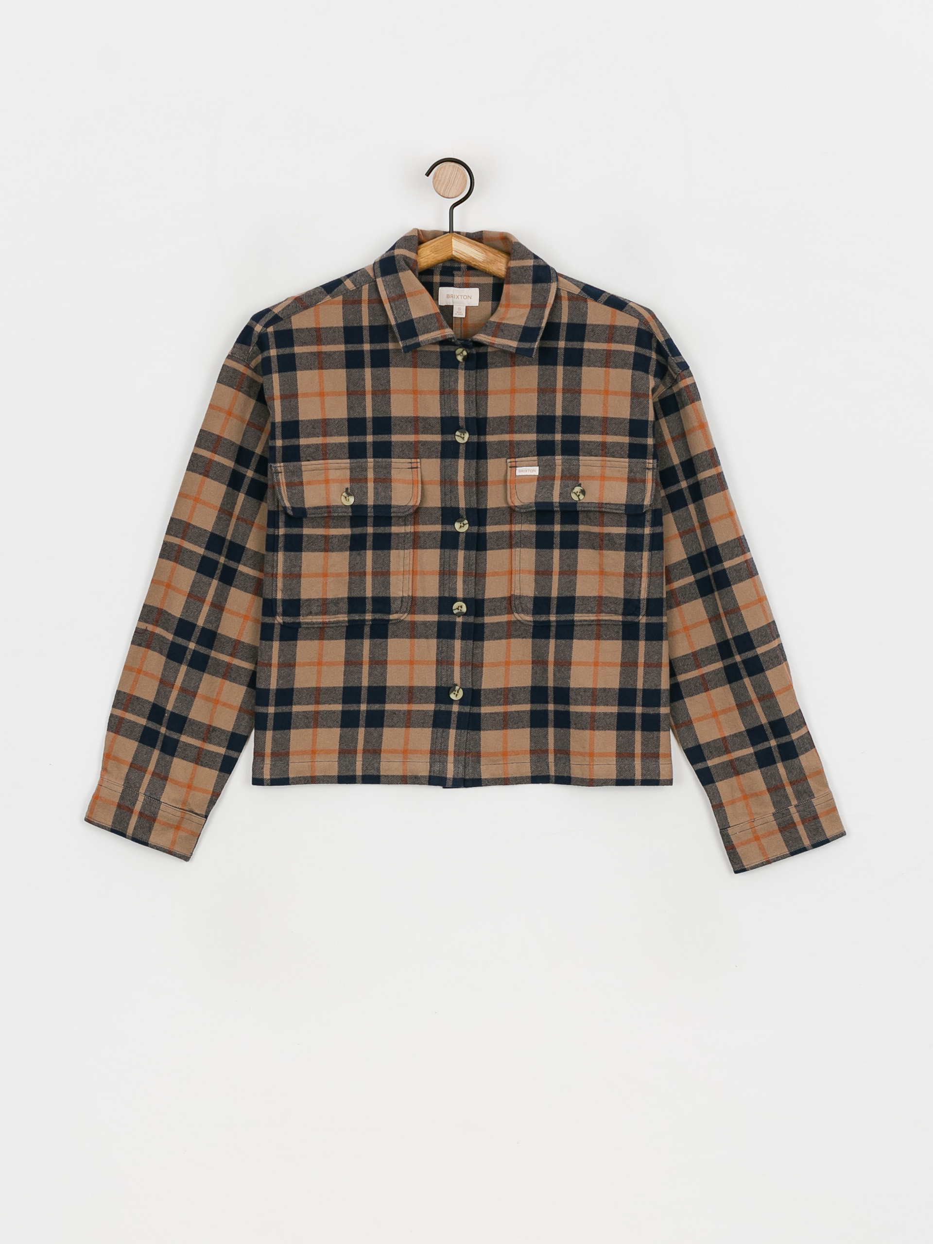 Brixton Bowery Flannel Ls Ing Wmn (pine bark)