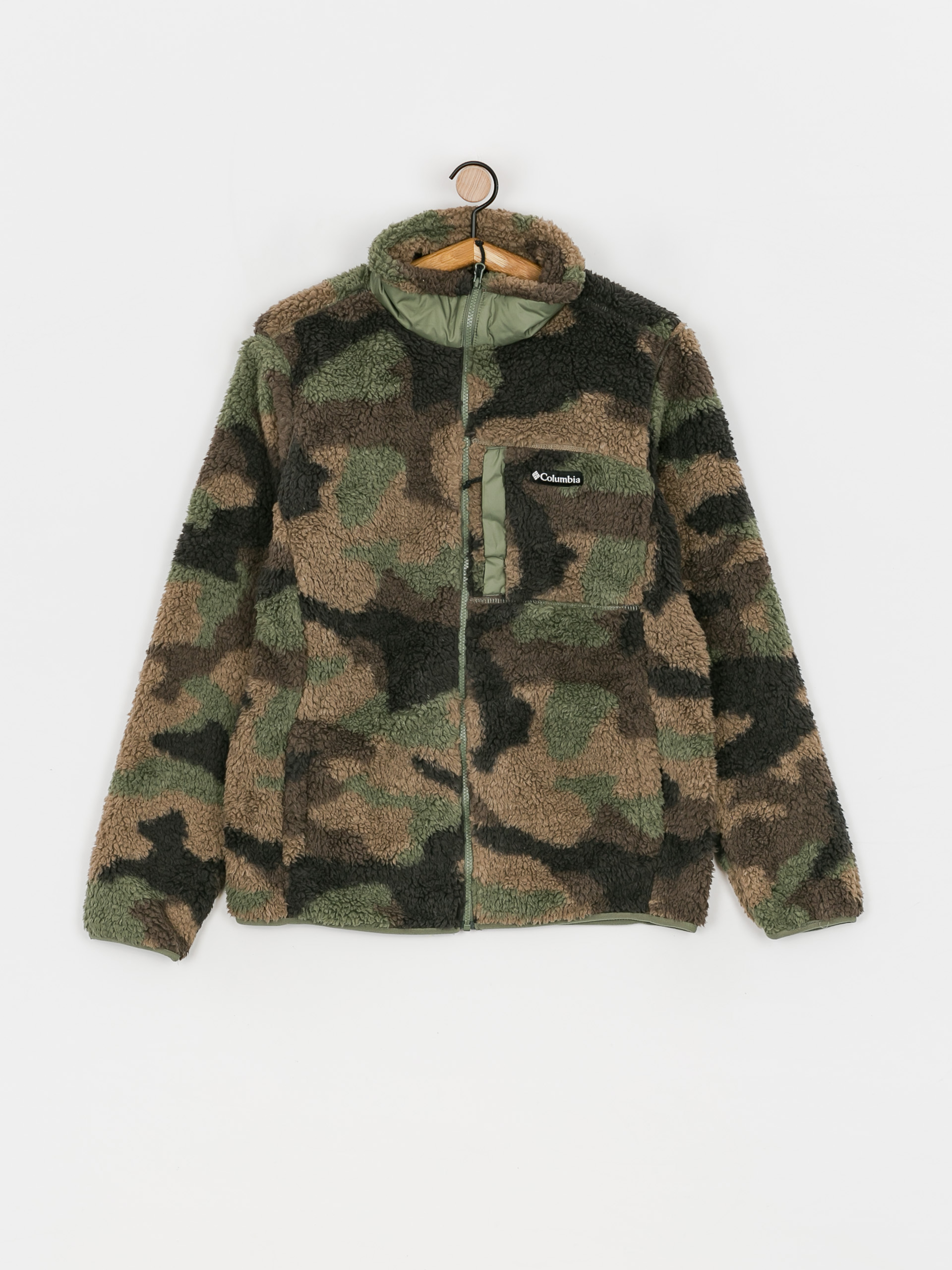 Férfi Columbia Winter Pass Print Fleece Full Zip Polár pulóver (cypress mod cam)