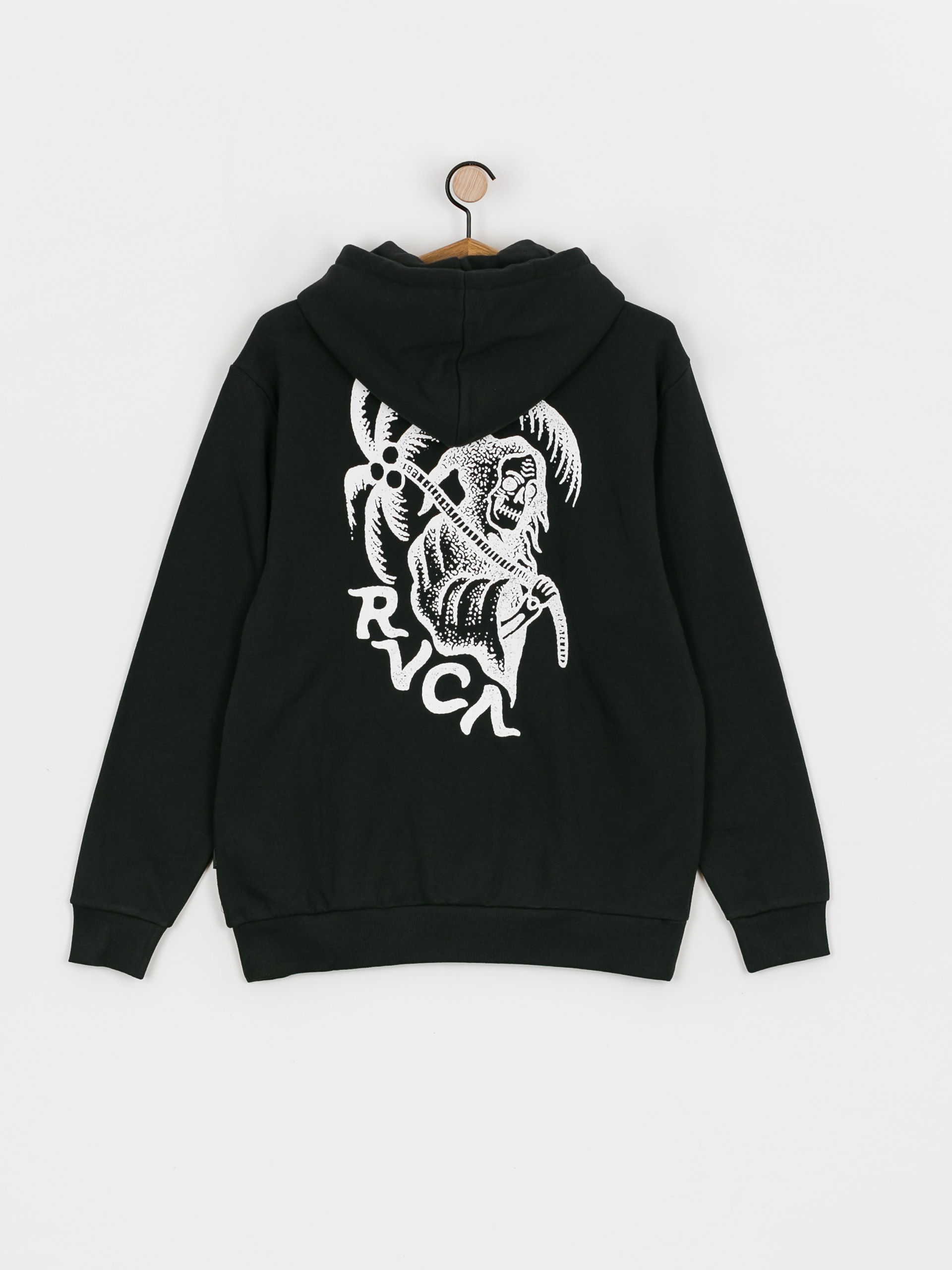 RVCA Final Trip HD Kapucnis pulóver (black)