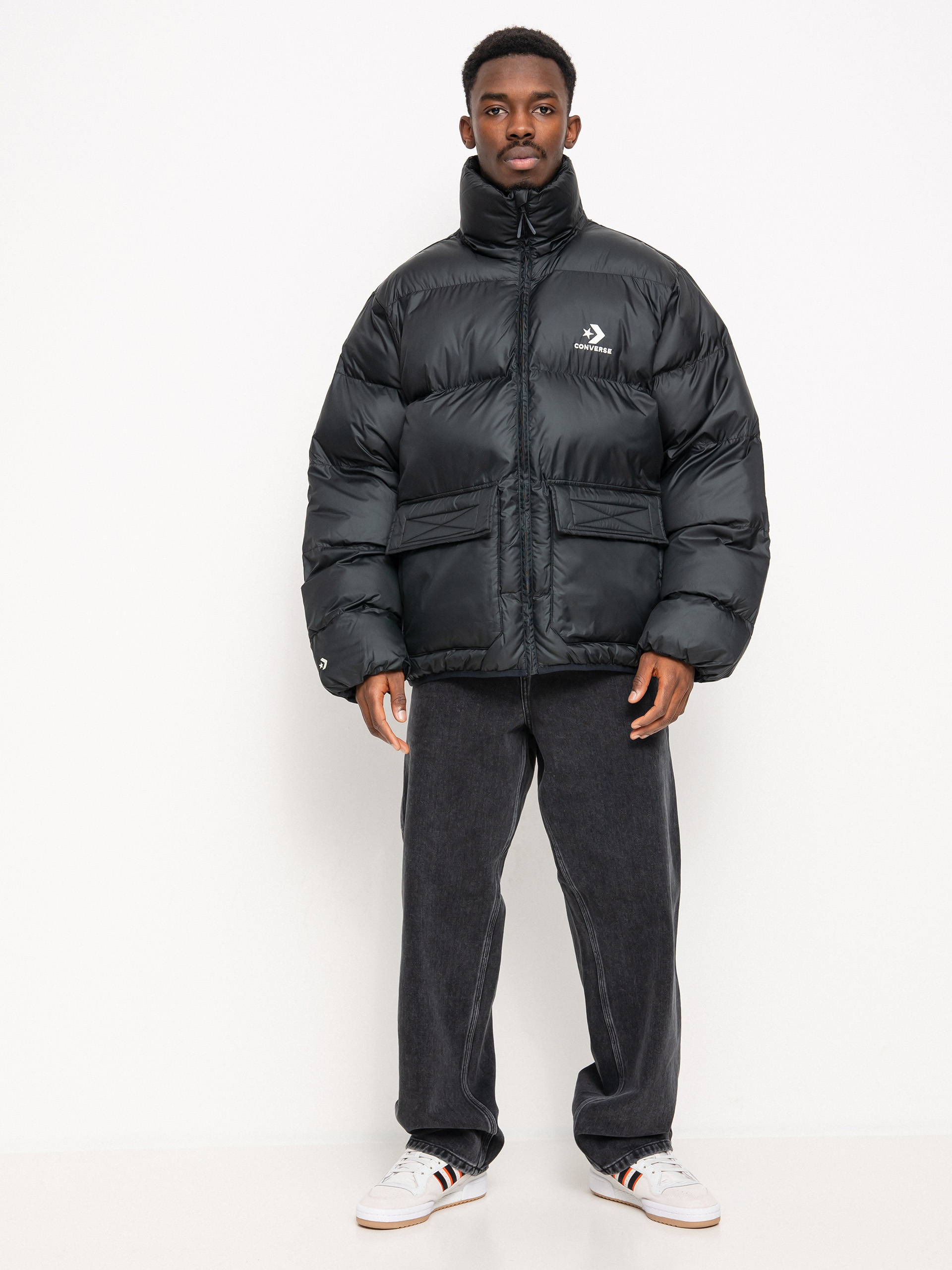 Converse Patch Pocket Core Puffer Dzseki (black)