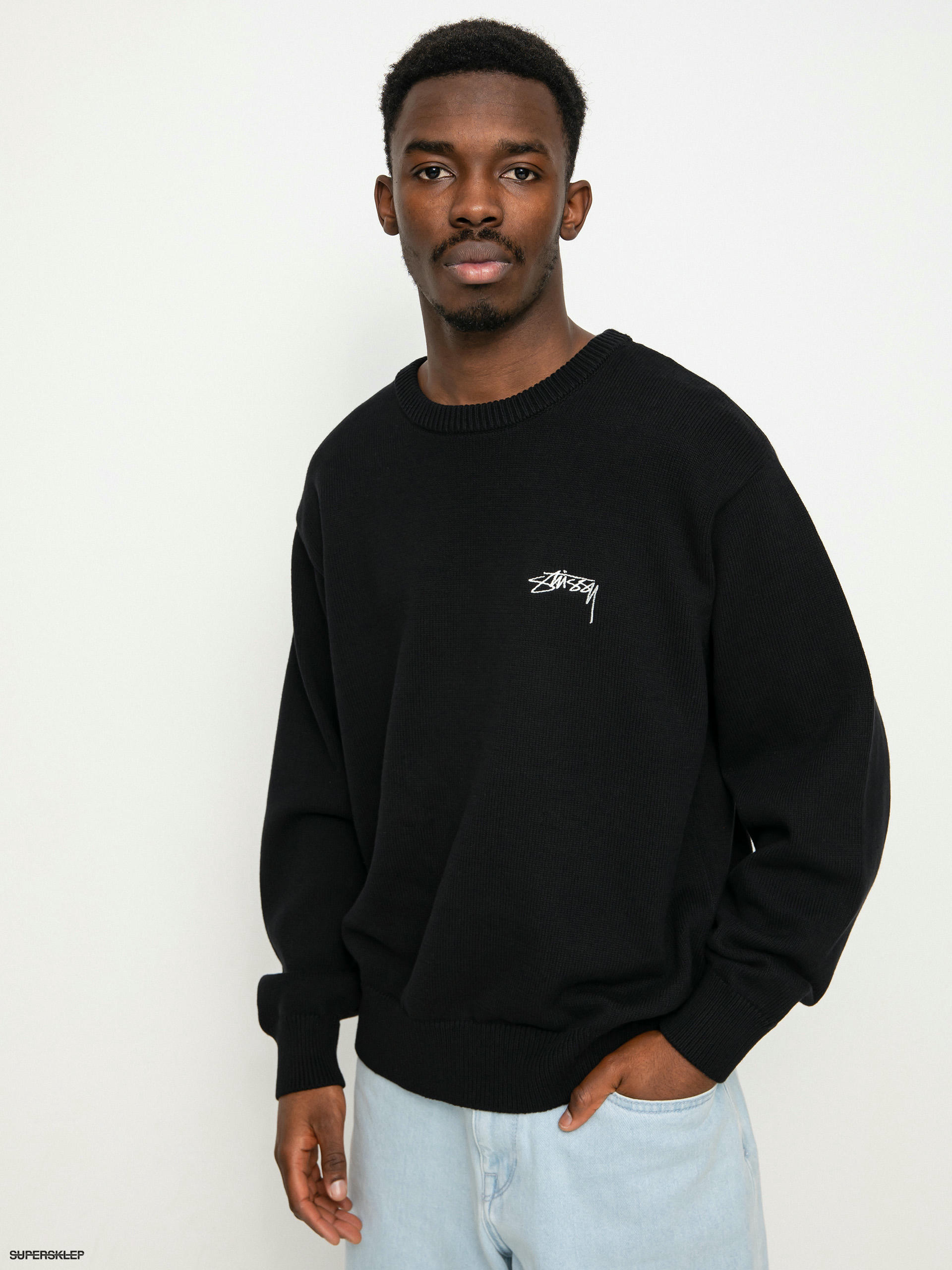 Stussy Care Label Pulóver (black)