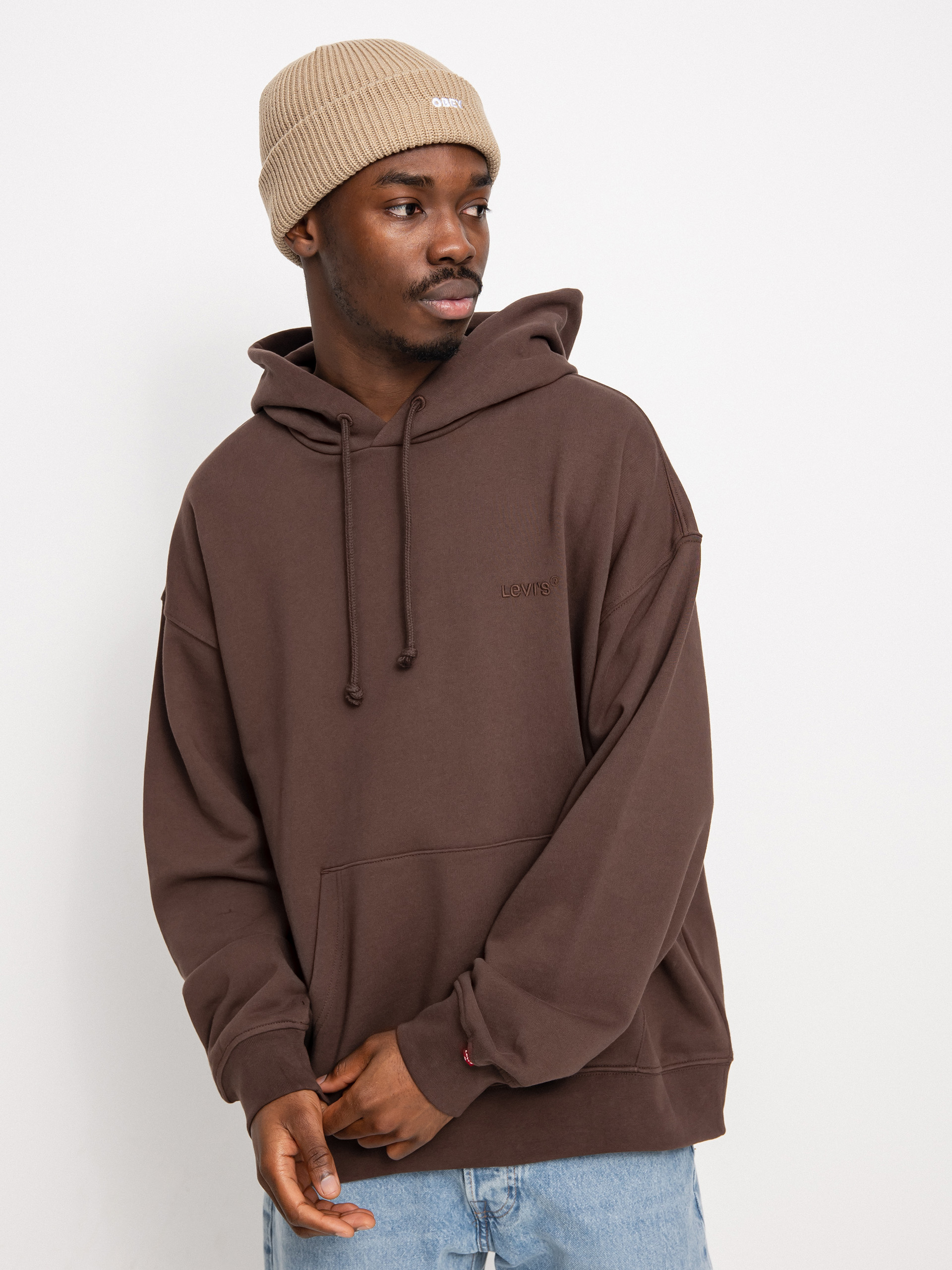 Levi's® Red Tab Sweats HD Kapucnis pulóver (hot fudge)