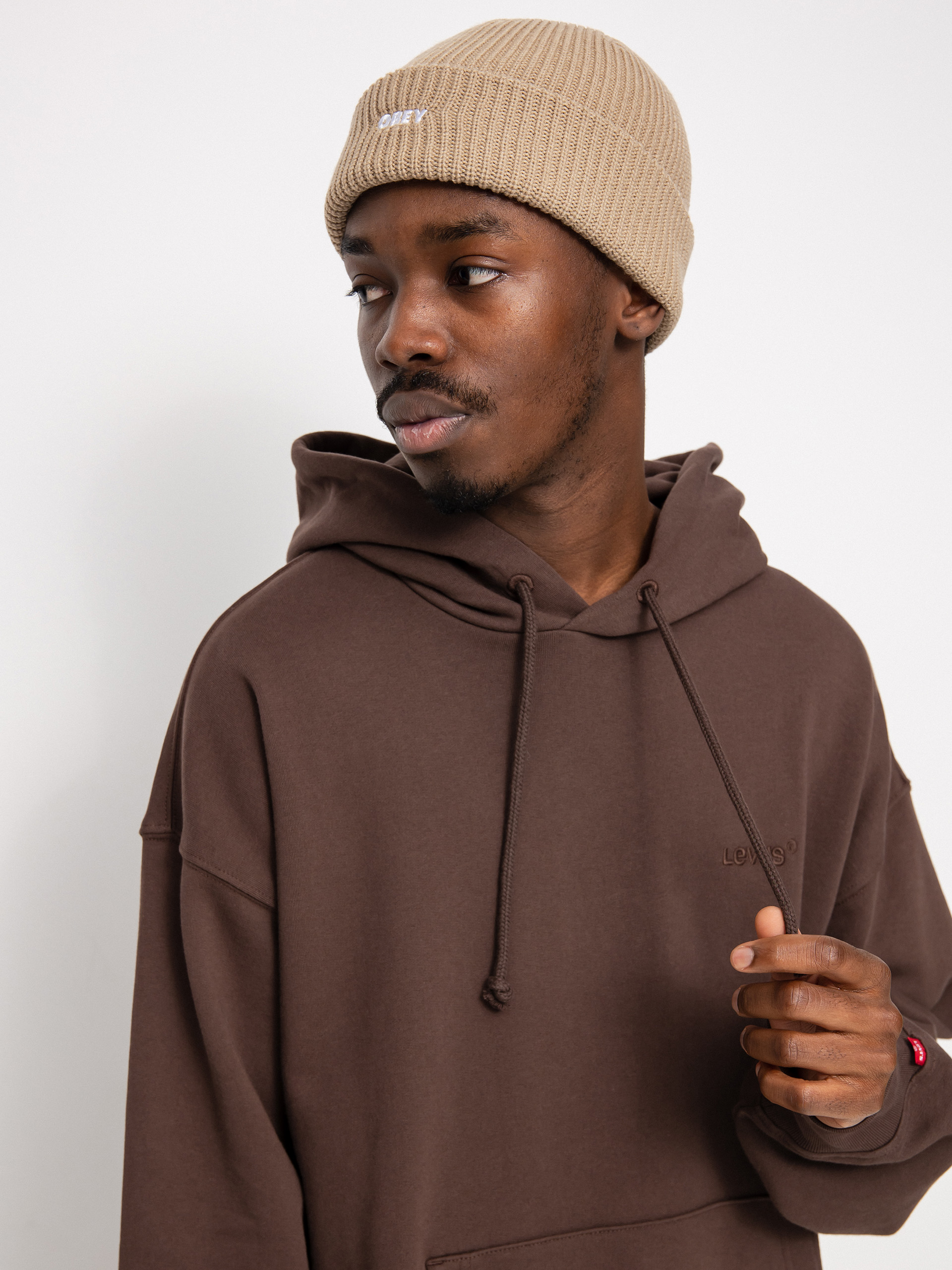 Levi's® Red Tab Sweats HD Kapucnis pulóver (hot fudge)