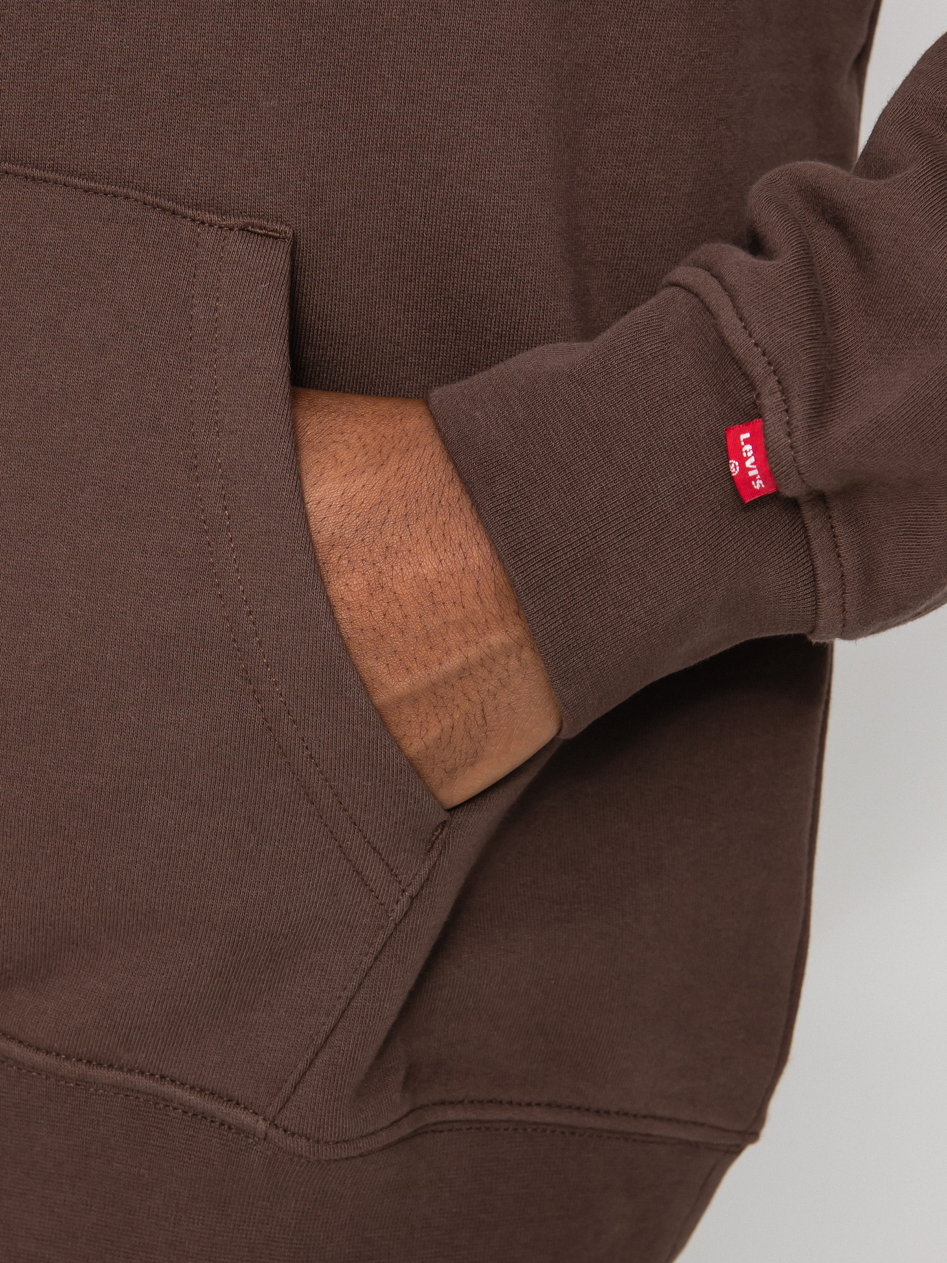 Levi's® Red Tab Sweats HD Kapucnis pulóver (hot fudge)