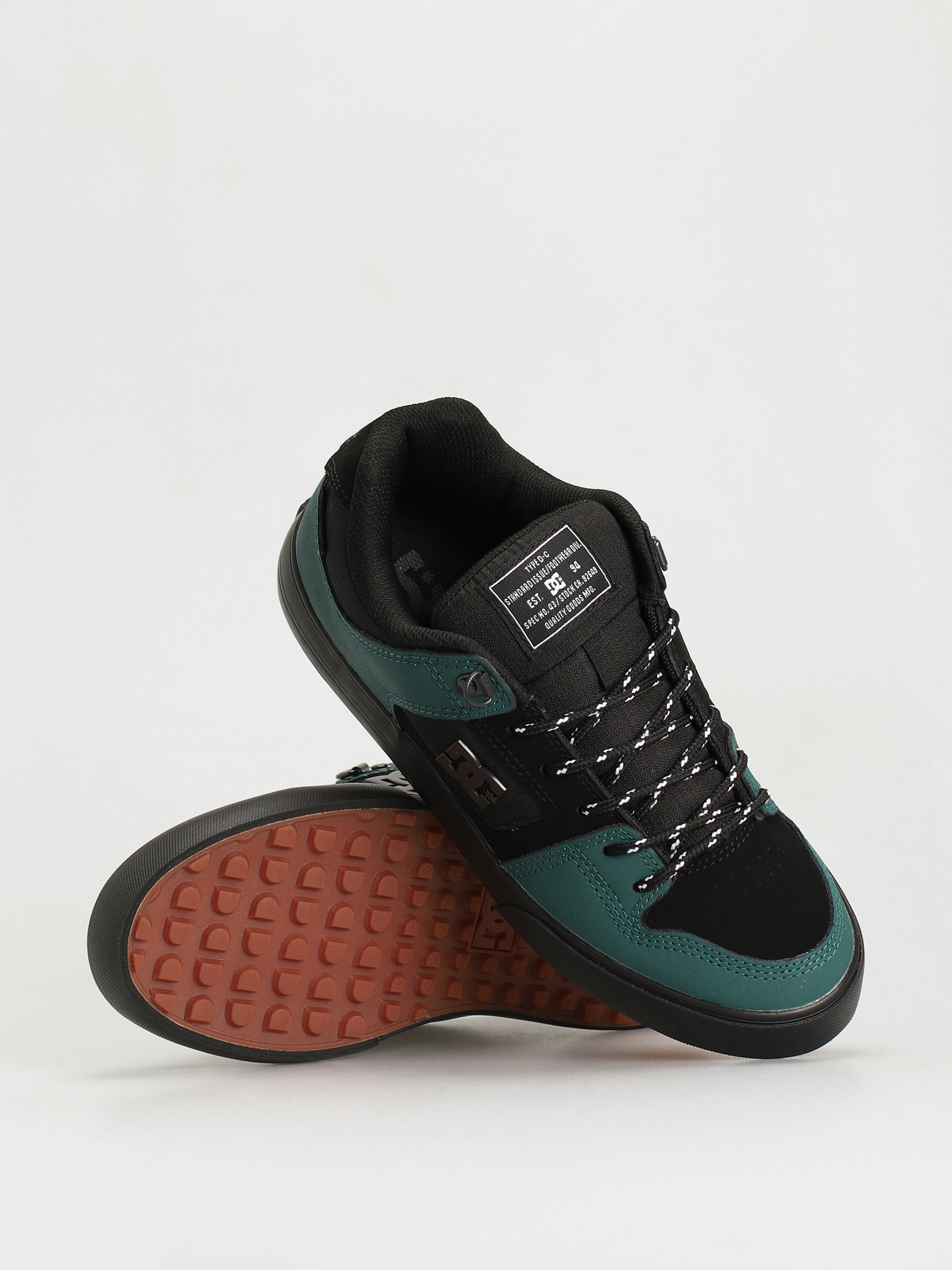 DC Pure Wnt Cipők (black/green/black)