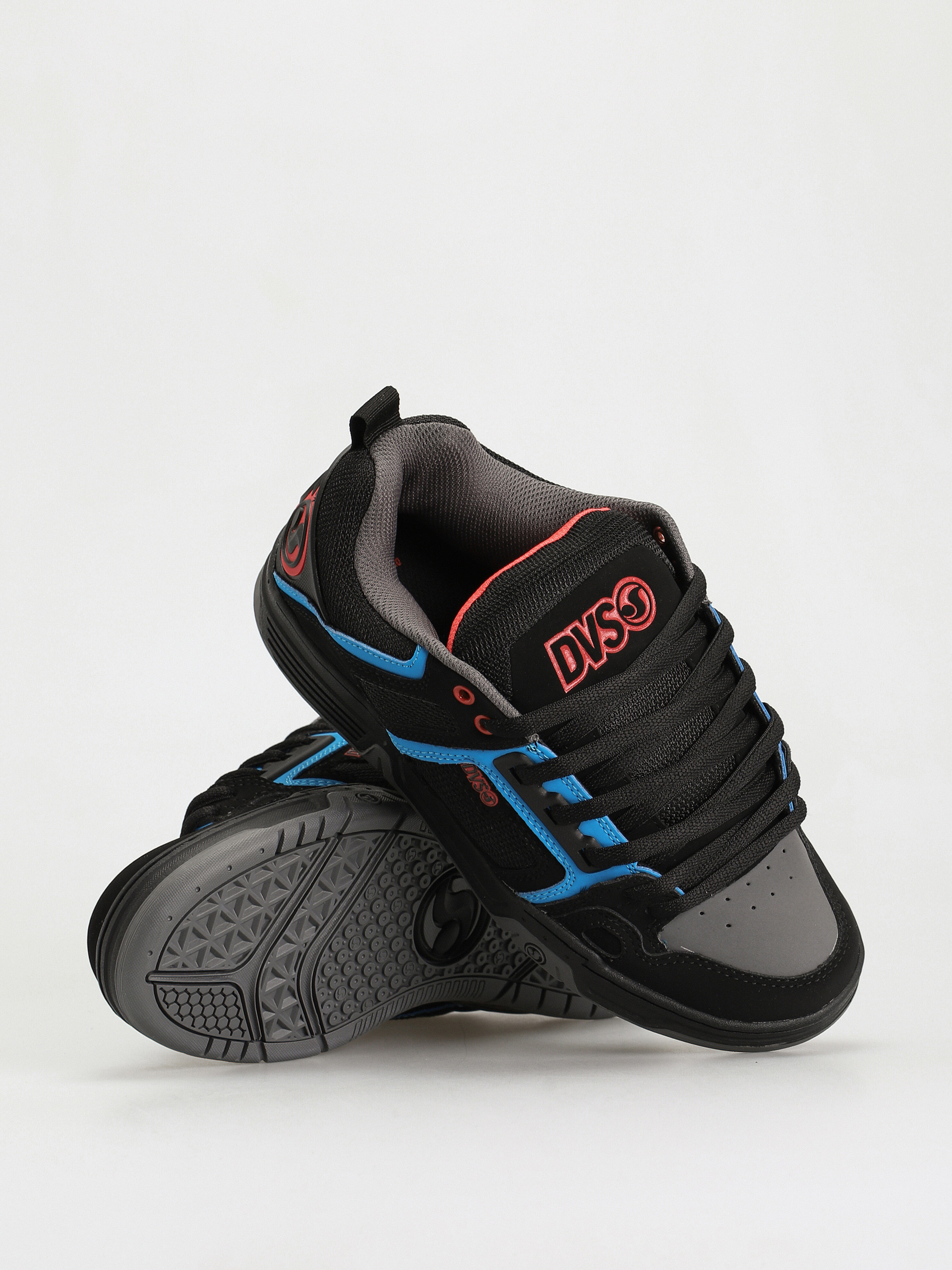 DVS Comanche Cipők (black blue red nubuck)