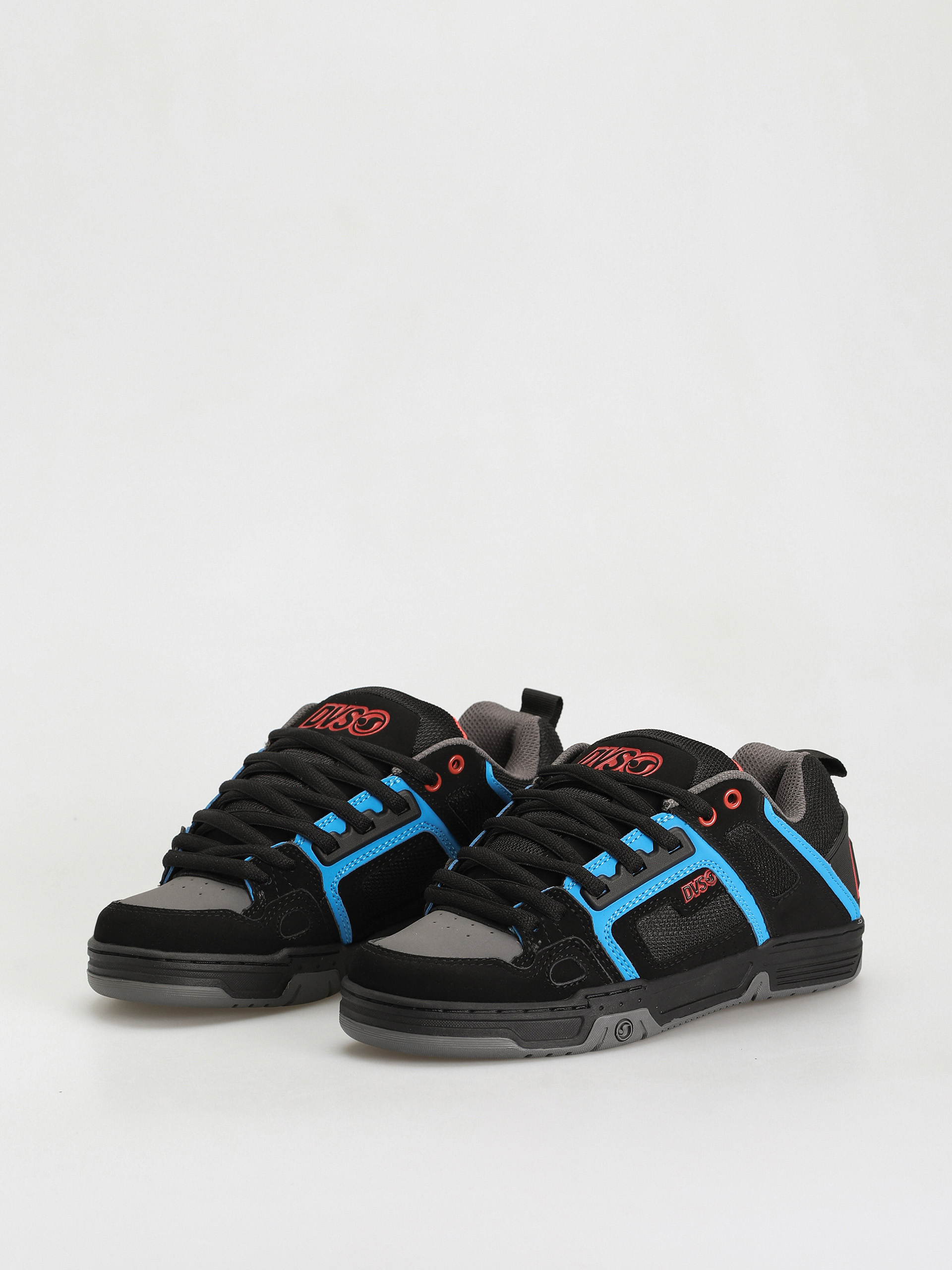 DVS Comanche Cipők (black blue red nubuck)