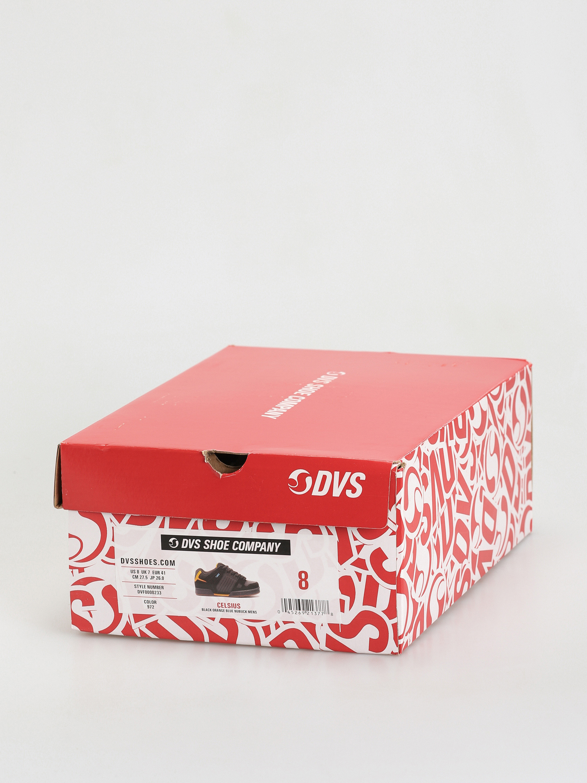 DVS Celsius Cipők (black orange blue nubuck)