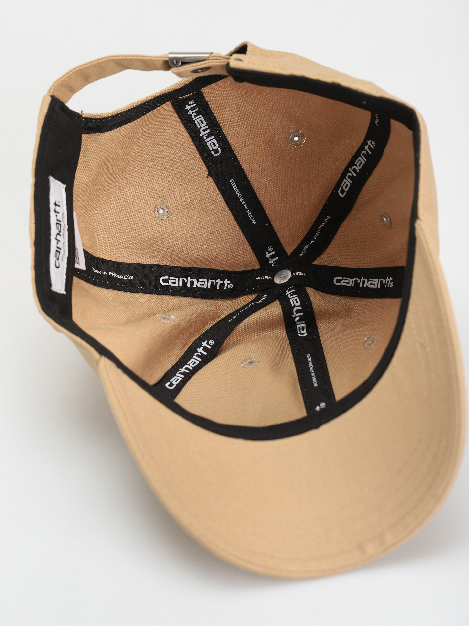 Carhartt WIP Canvas Script Baseball sapka (dusty h brown/black)