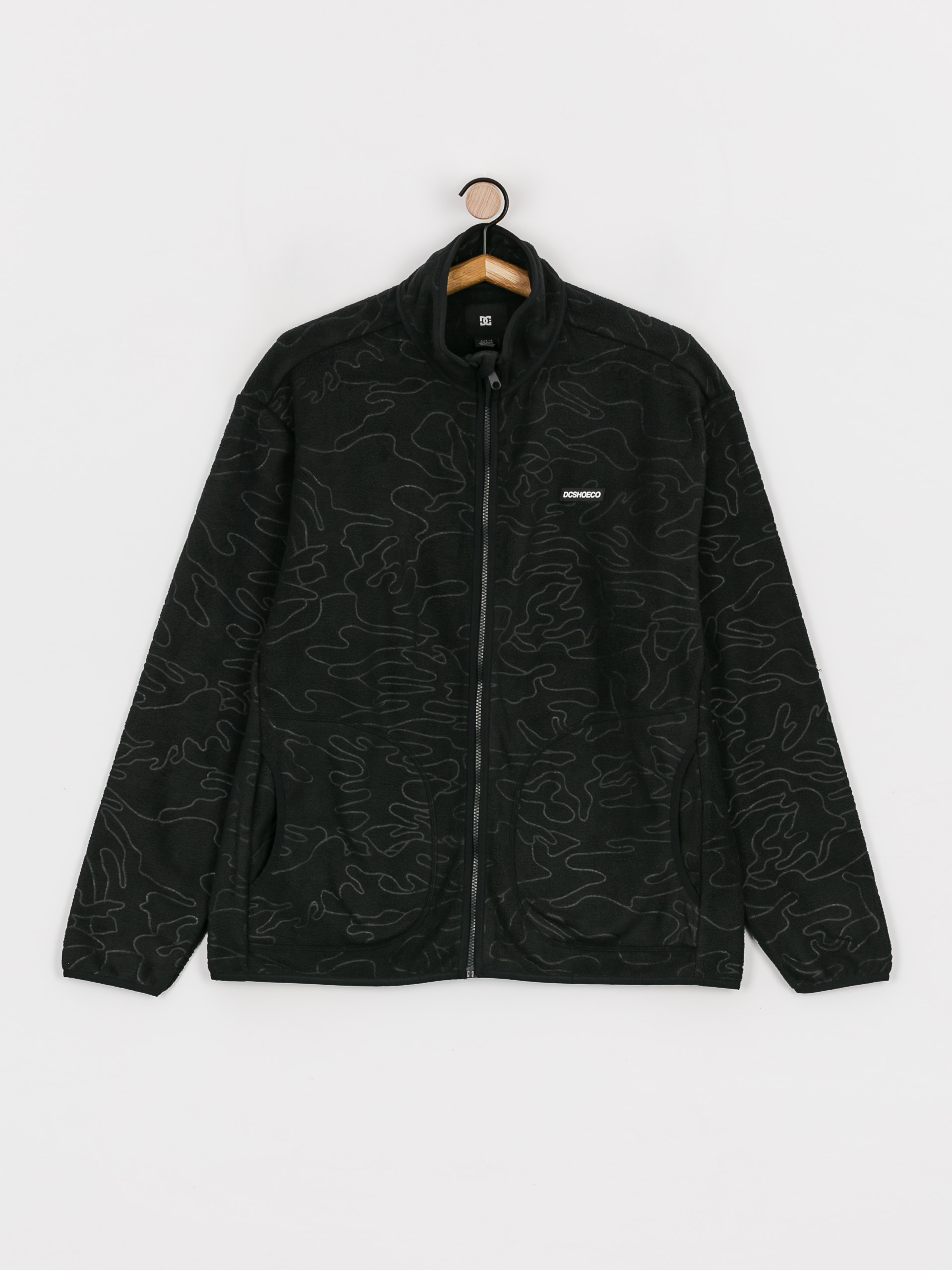 Férfi DC Outsider Polár pulóver (black outline camo)