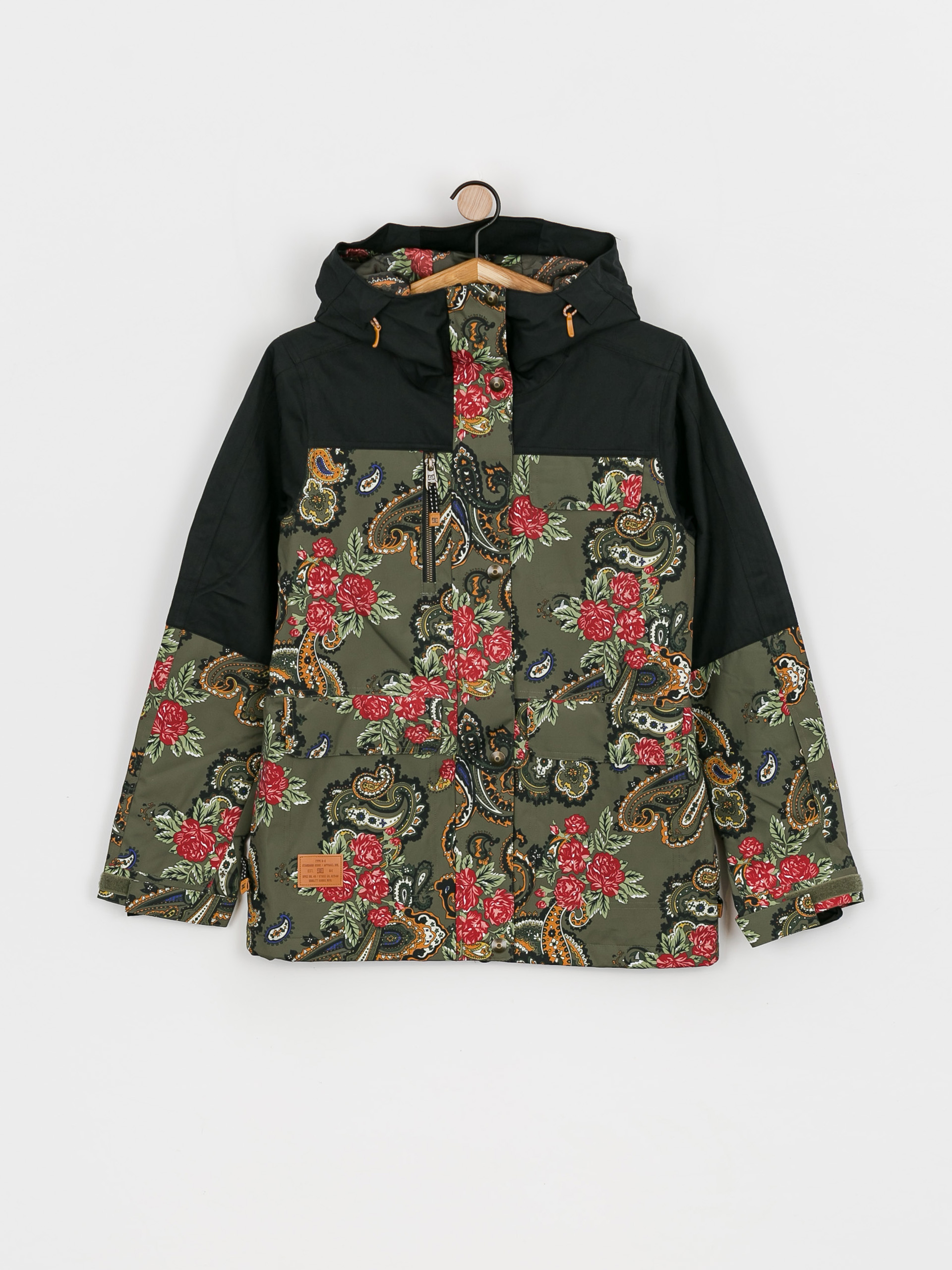 Női DC Liberate Snowboard dzseki (paisley ivy green)