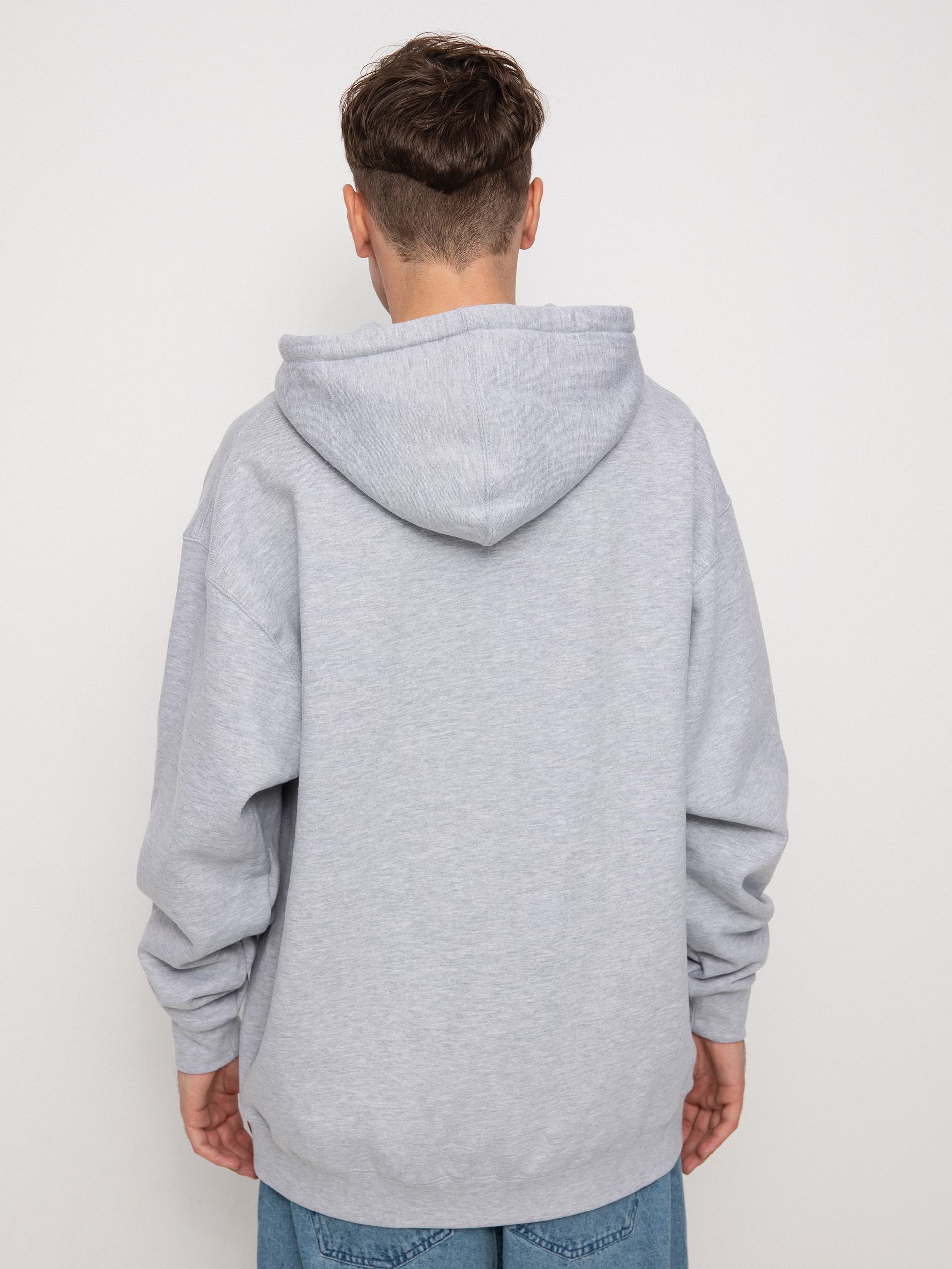 Emerica Pure Logo HD Kapucnis pulóver (light grey)