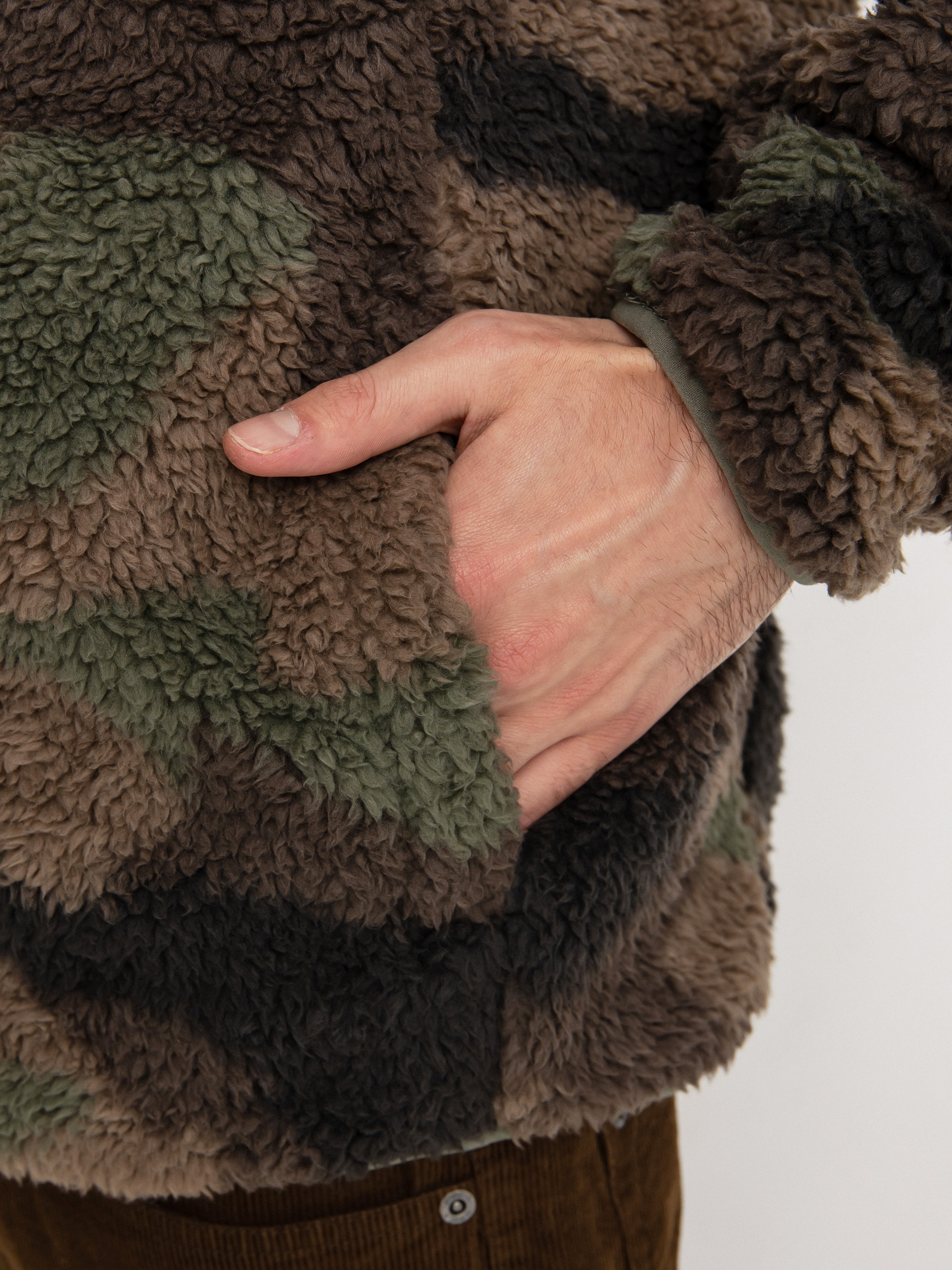 Férfi Columbia Winter Pass Print Fleece Full Zip Polár pulóver (cypress mod cam)