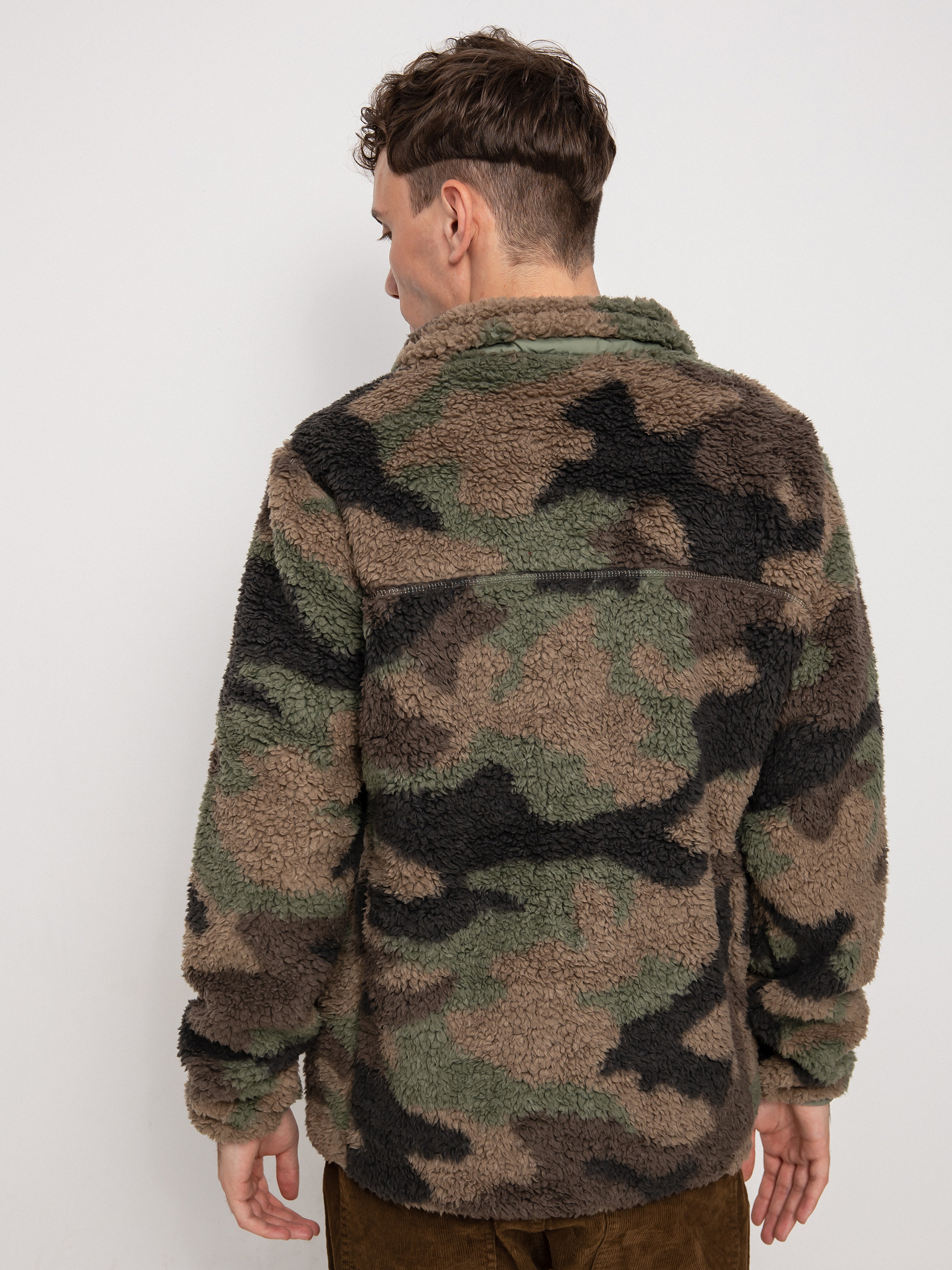 Férfi Columbia Winter Pass Print Fleece Full Zip Polár pulóver (cypress mod cam)