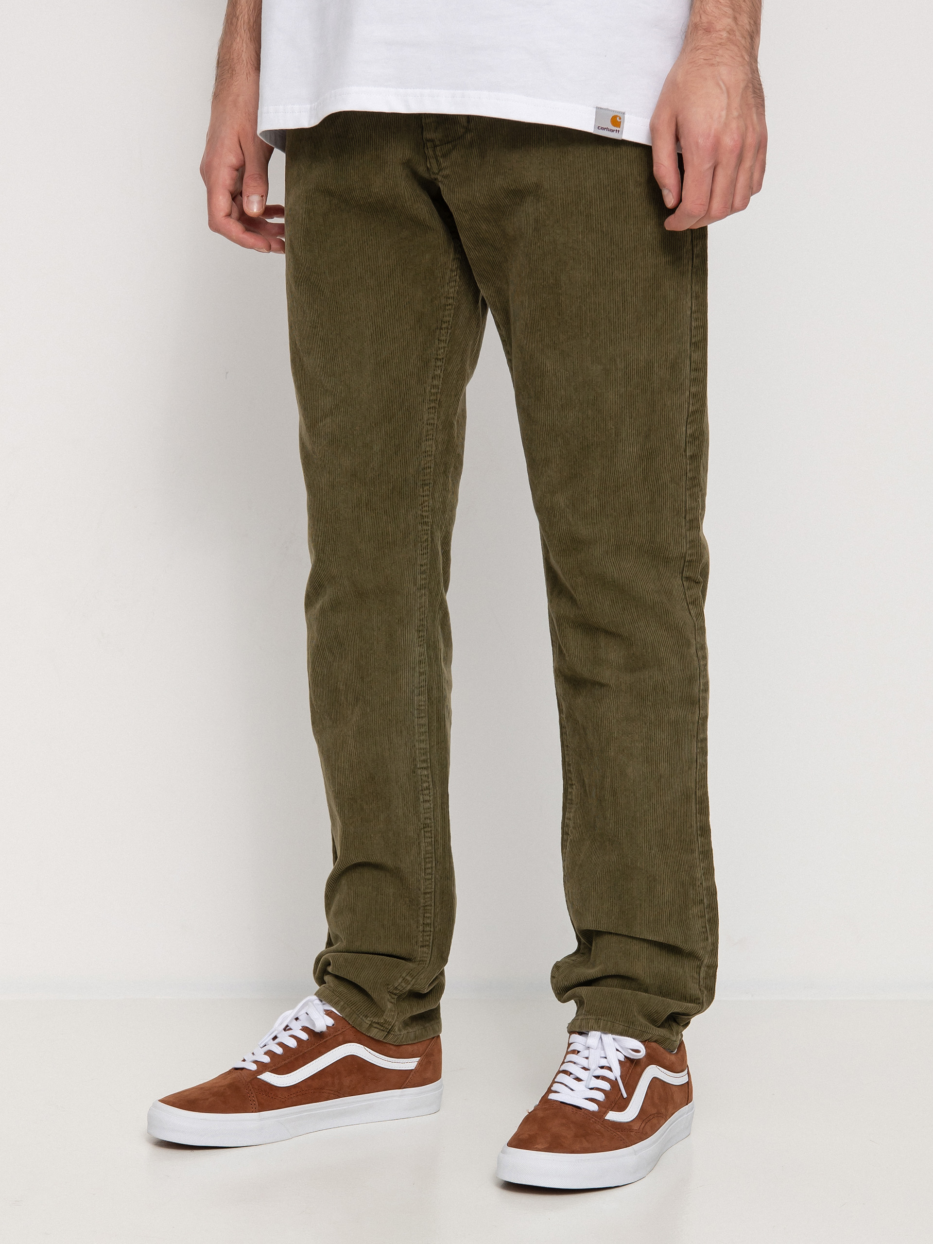 RVCA Daggers Pigment Cord Kisnadrág (olive)