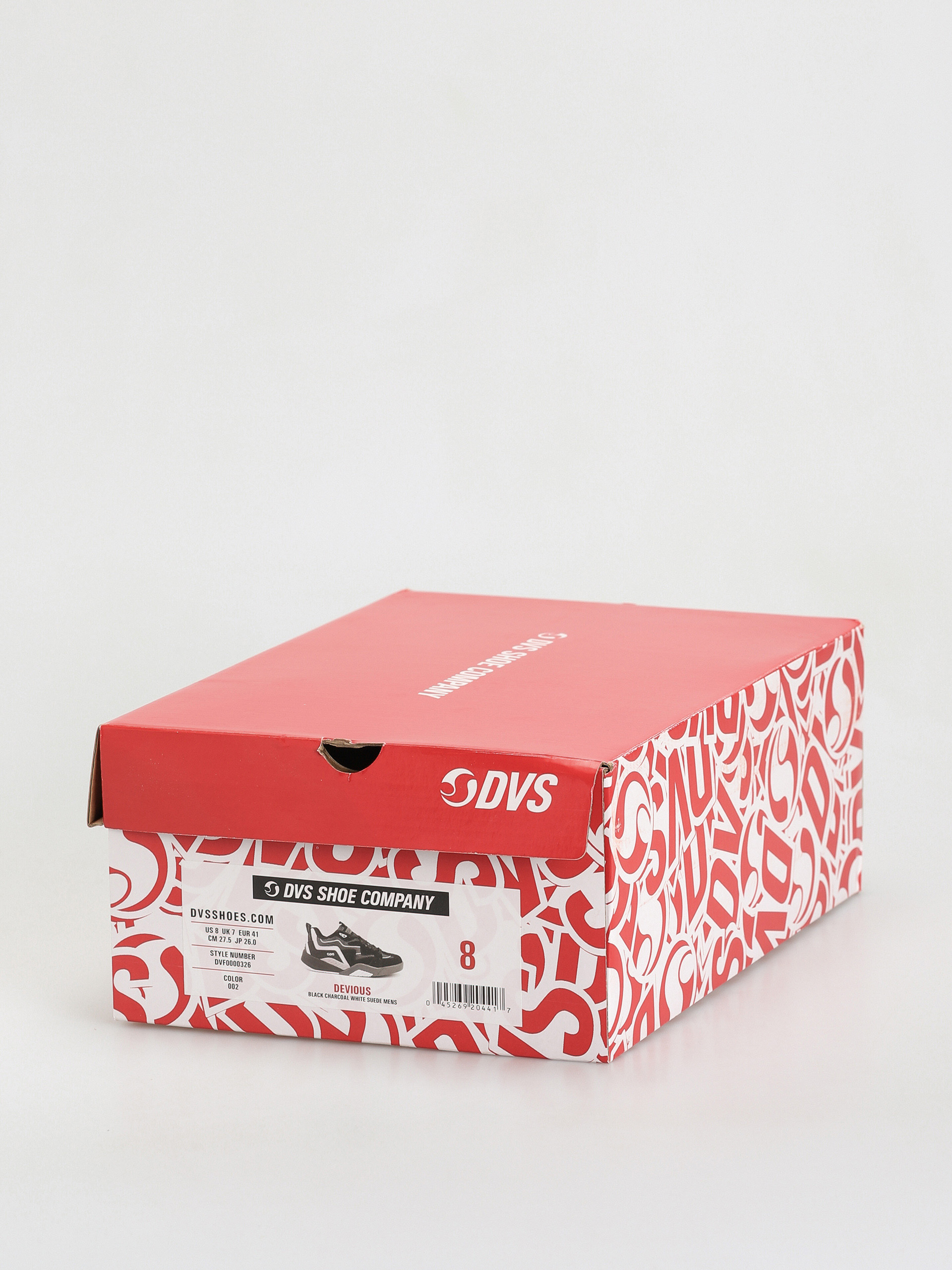 DVS Devious Cipők (black charcoal white suede)