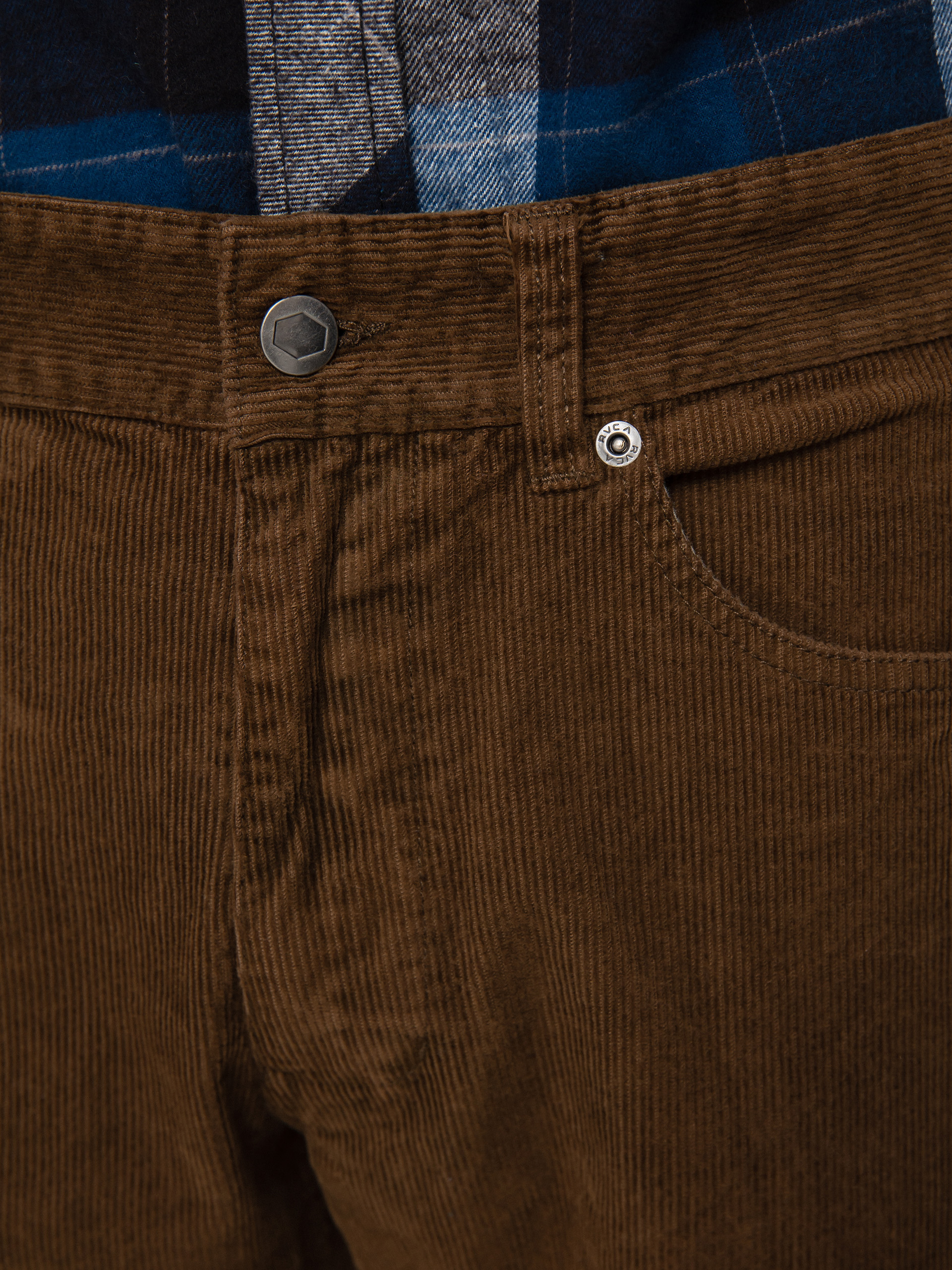 RVCA Daggers Pigment Cord Kisnadrág (bombay brown)