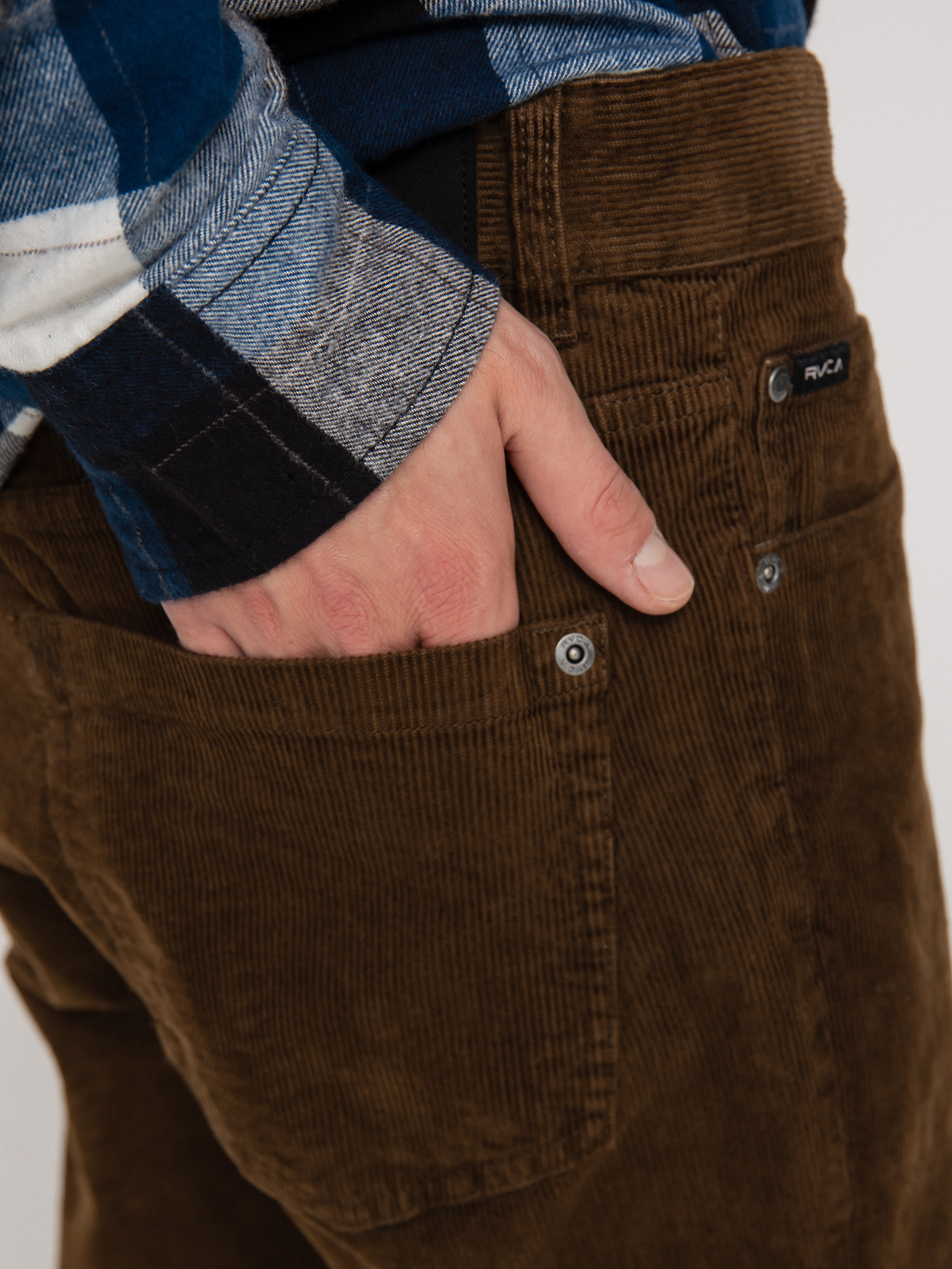 RVCA Daggers Pigment Cord Kisnadrág (bombay brown)