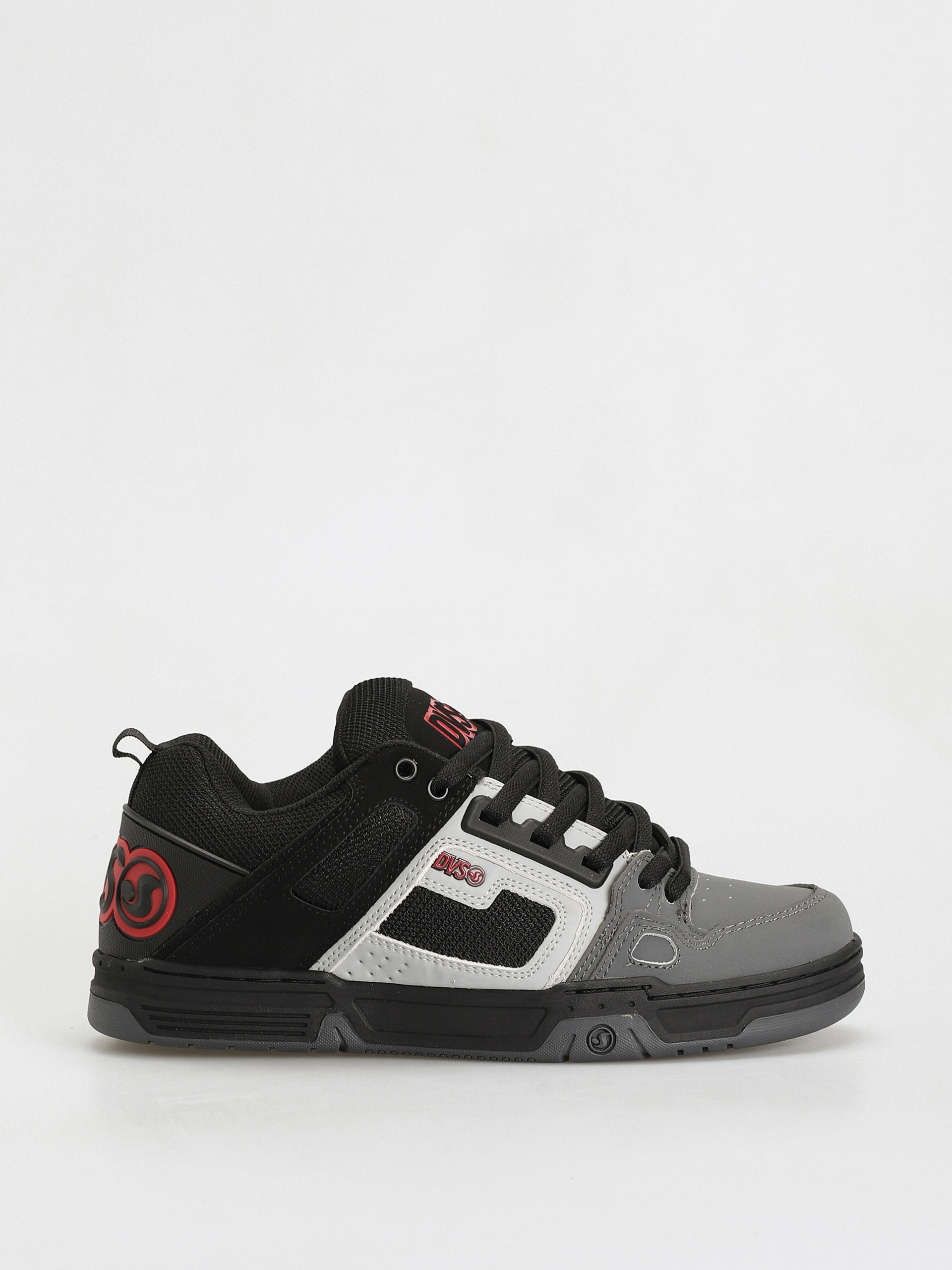 DVS Comanche Cipők (black gray red nubuck)
