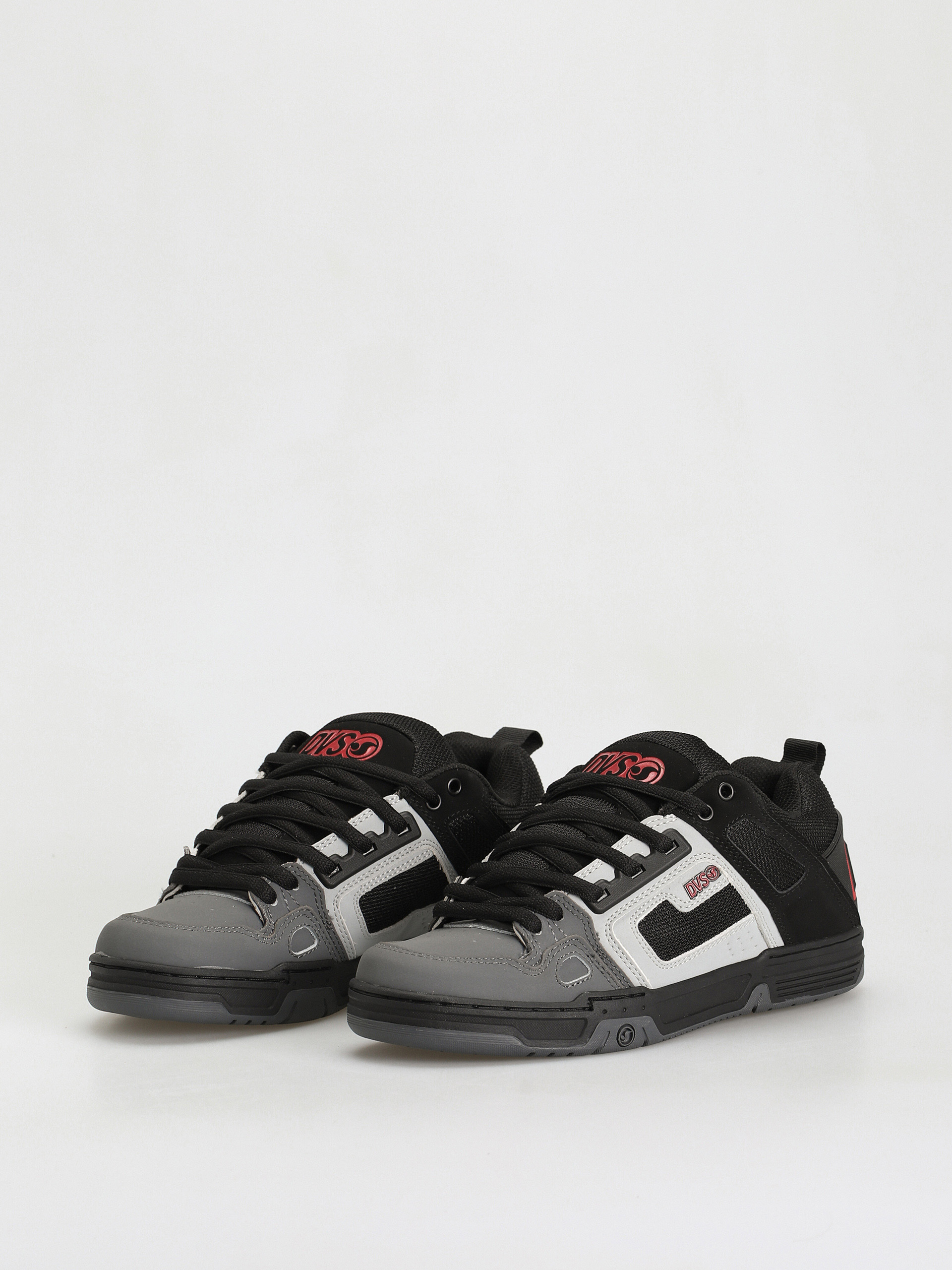DVS Comanche Cipők (black gray red nubuck)