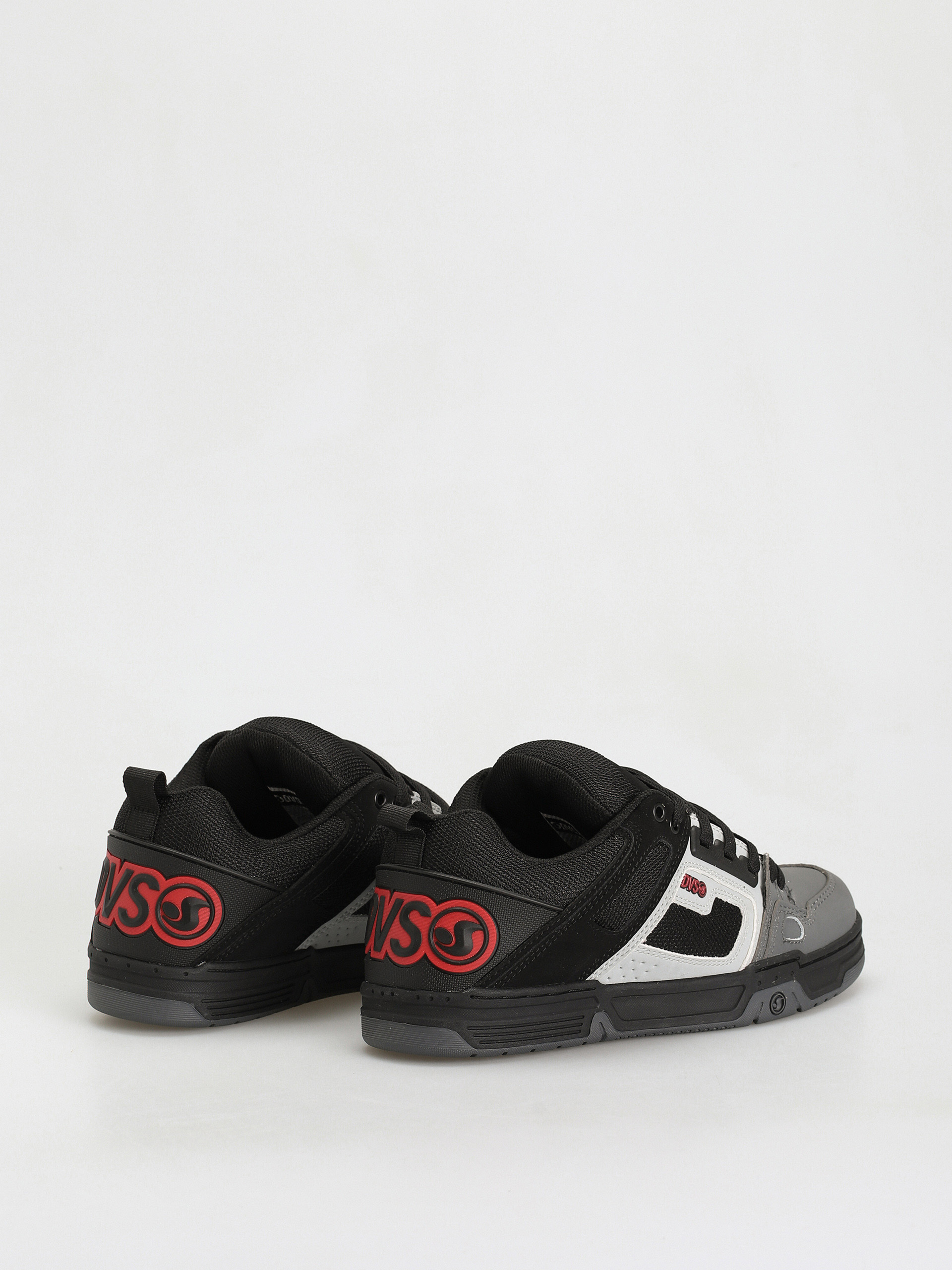 DVS Comanche Cipők (black gray red nubuck)
