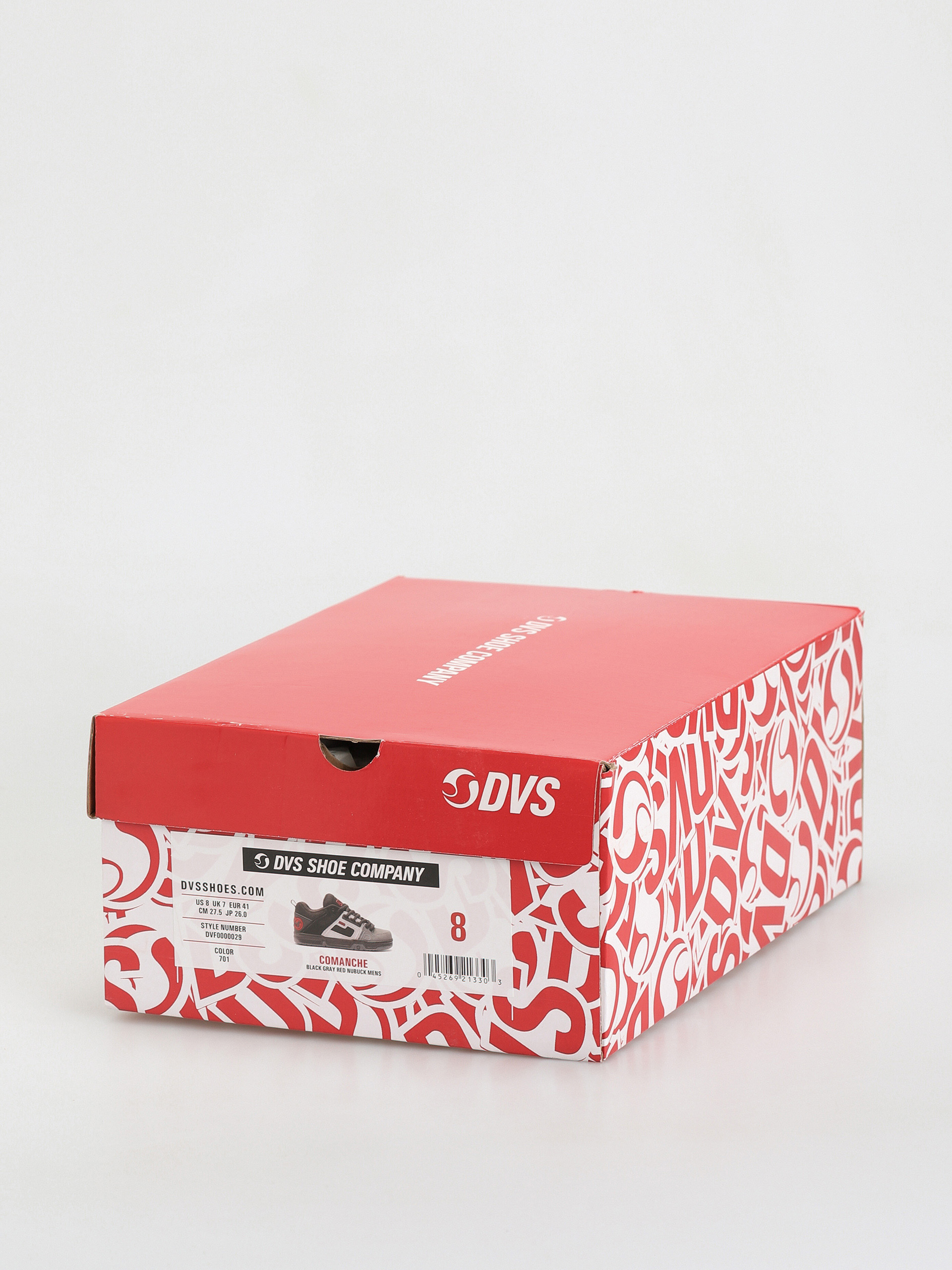 DVS Comanche Cipők (black gray red nubuck)