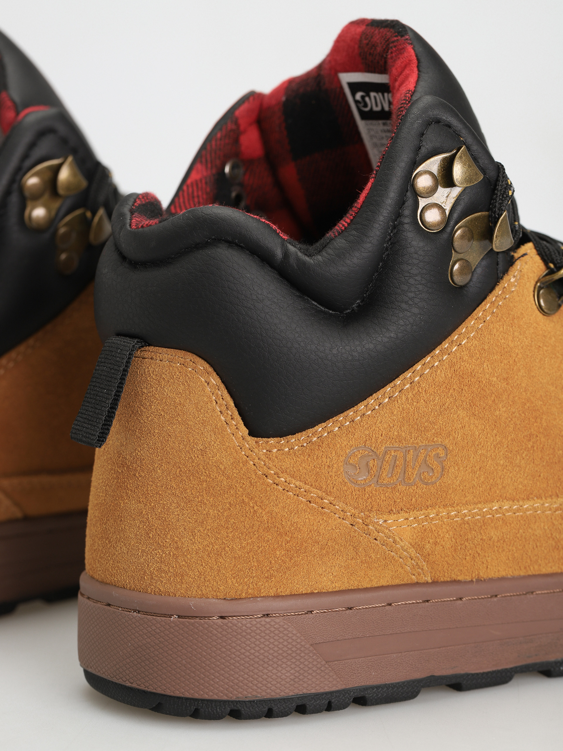 DVS Vanguard Cipők (chamois black red suede)