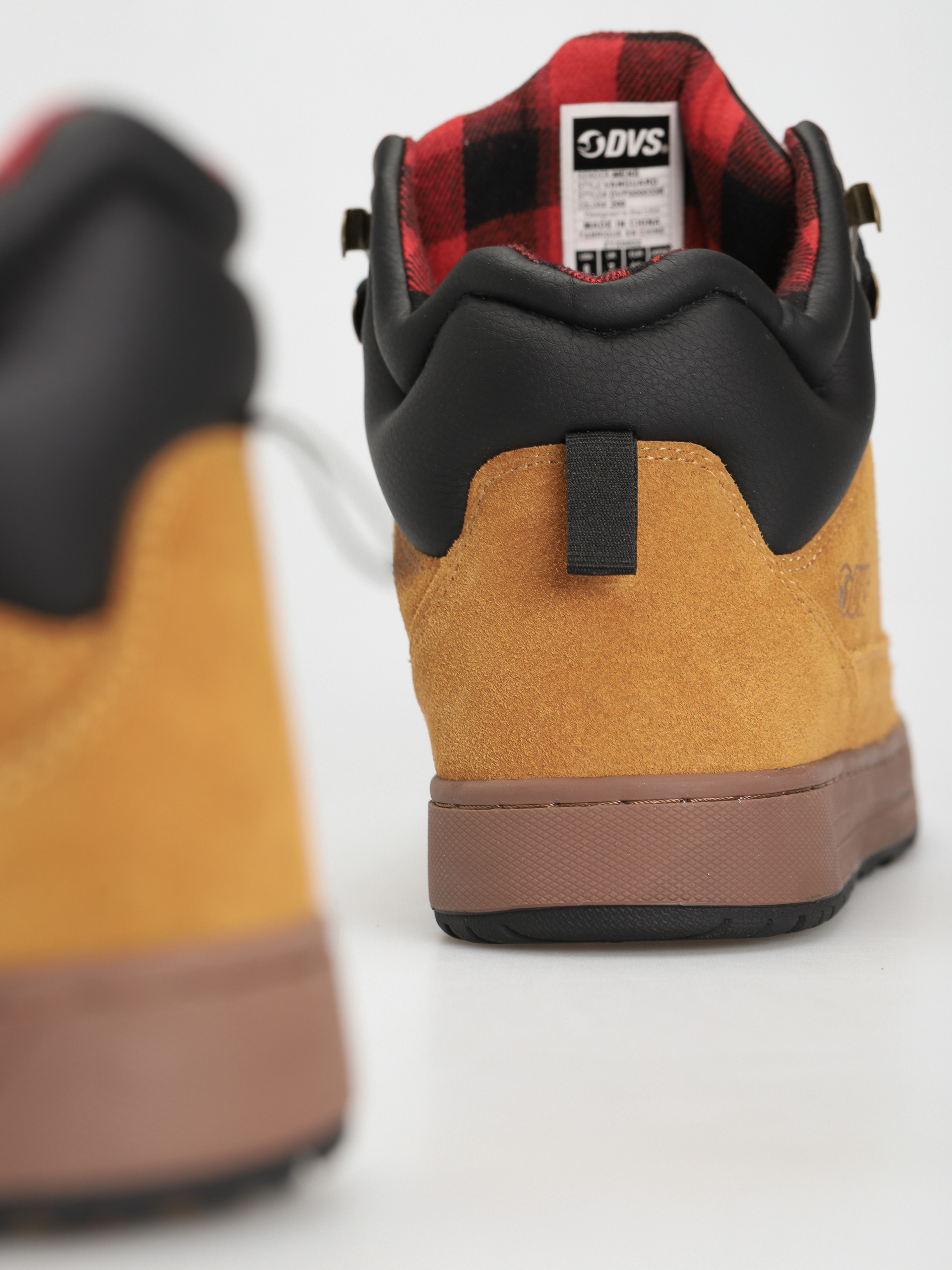 DVS Vanguard Cipők (chamois black red suede)