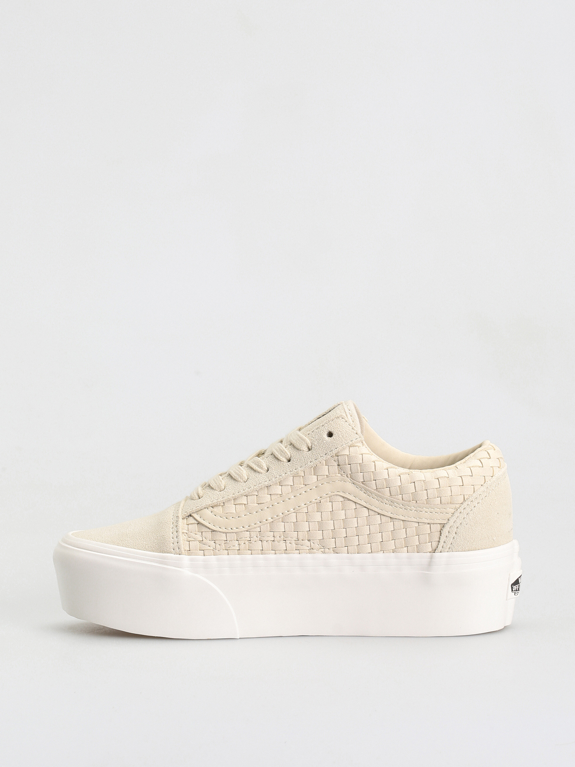 Vans Old Skool Stackform Cipők (micro weave ivory)