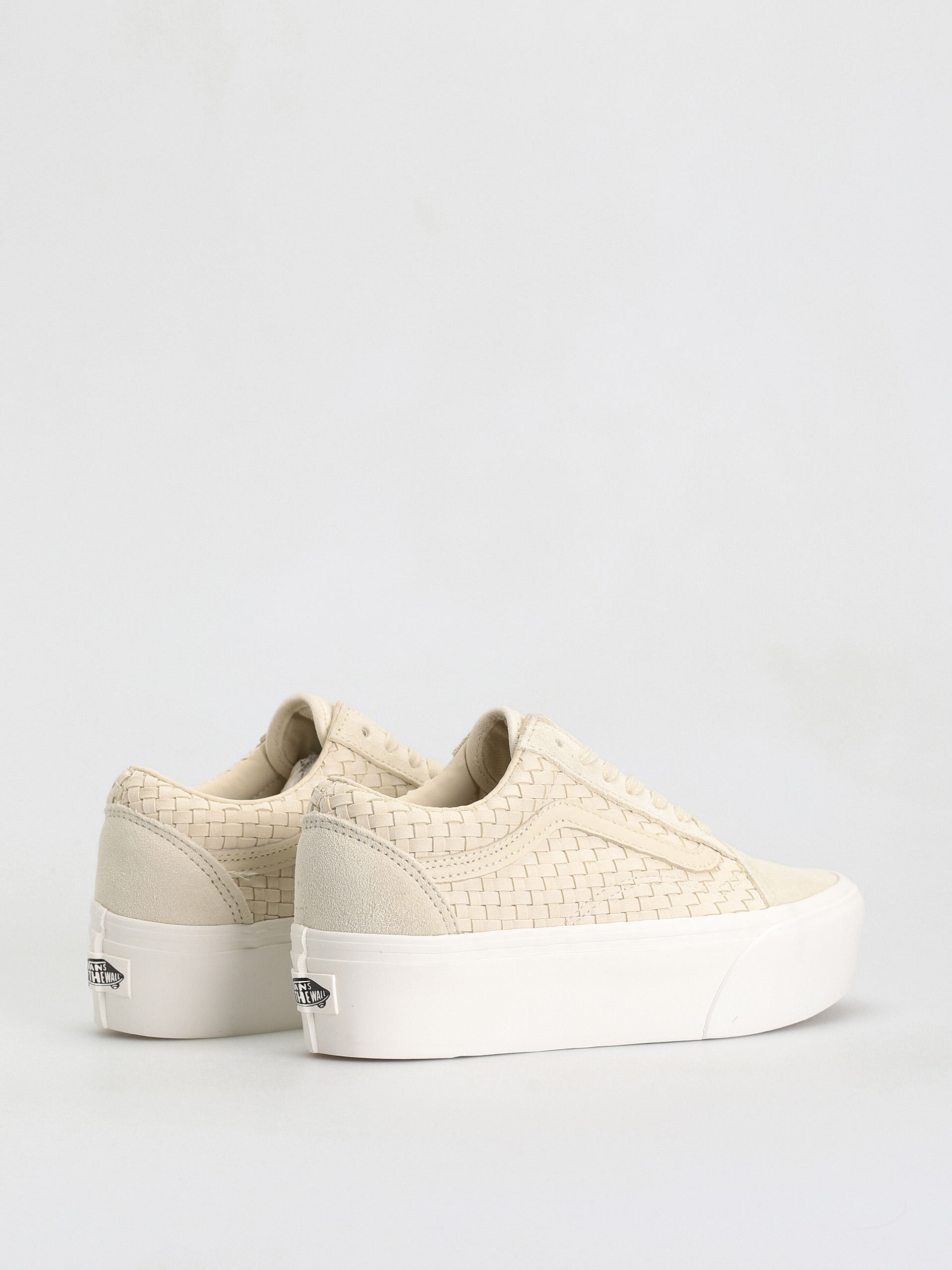 Vans Old Skool Stackform Cipők (micro weave ivory)