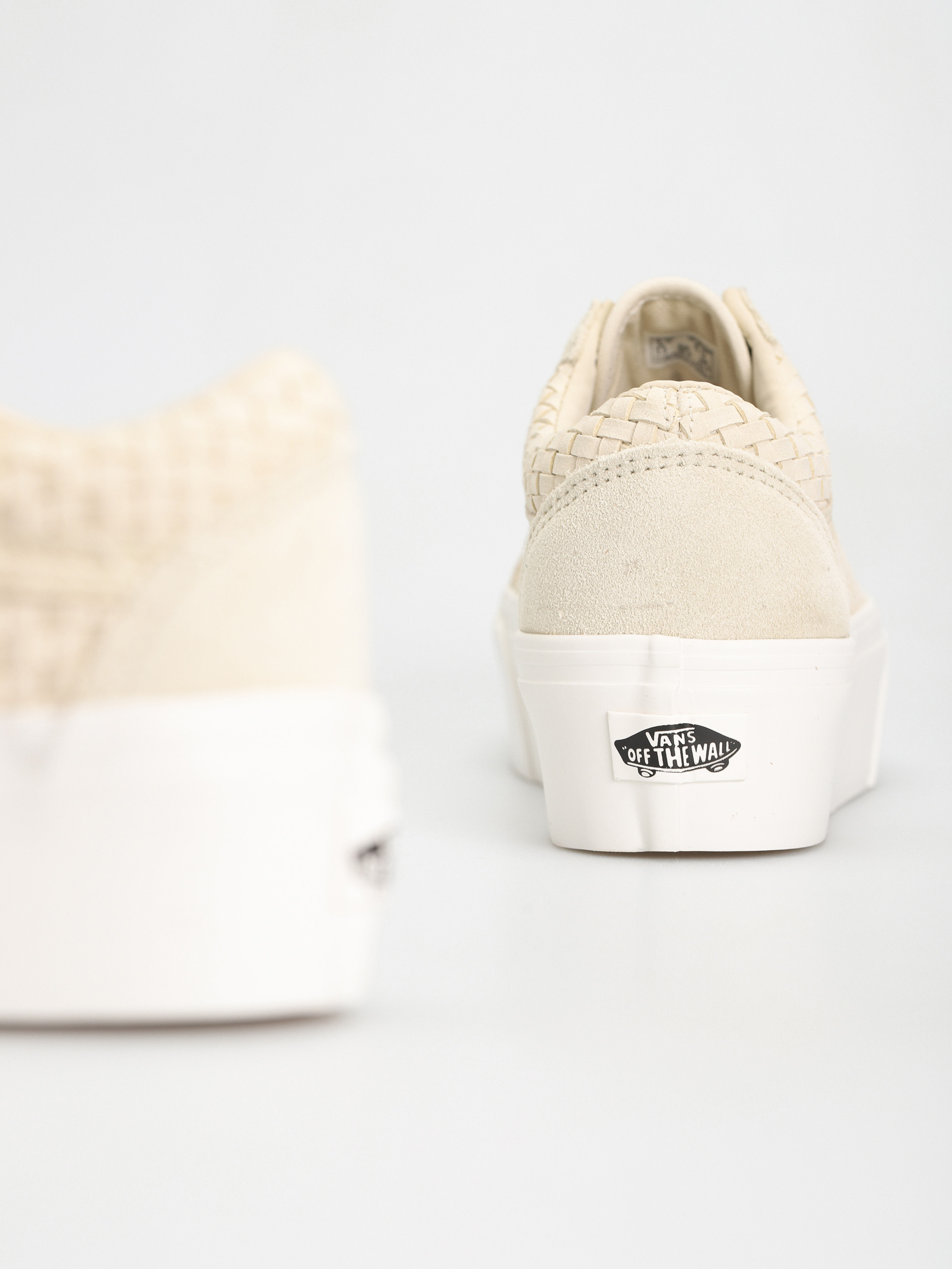Vans Old Skool Stackform Cipők (micro weave ivory)