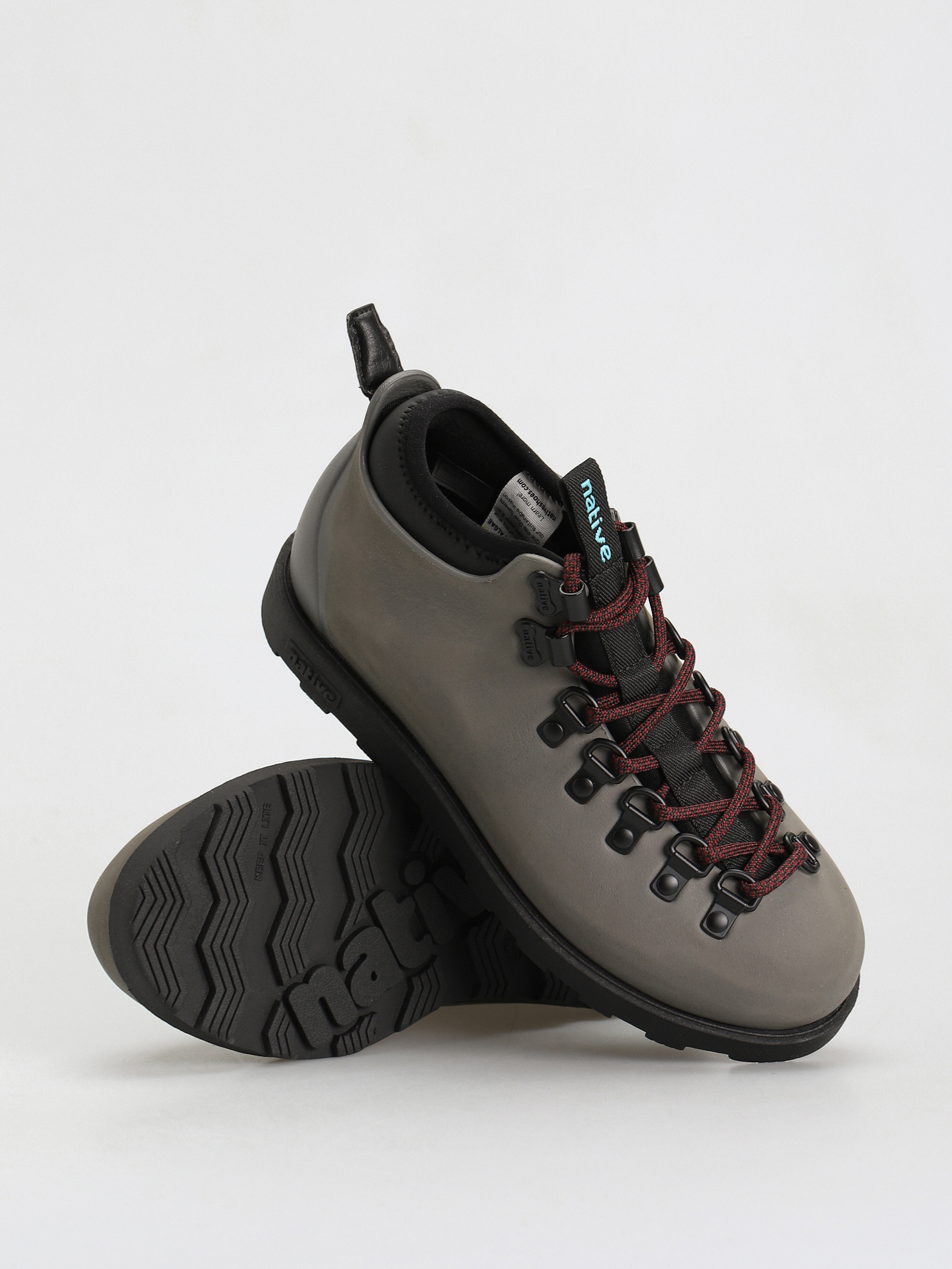 Native Fitzsimmons Citylite Téli cipők (full metal grey/jiffy black/tart red laces)