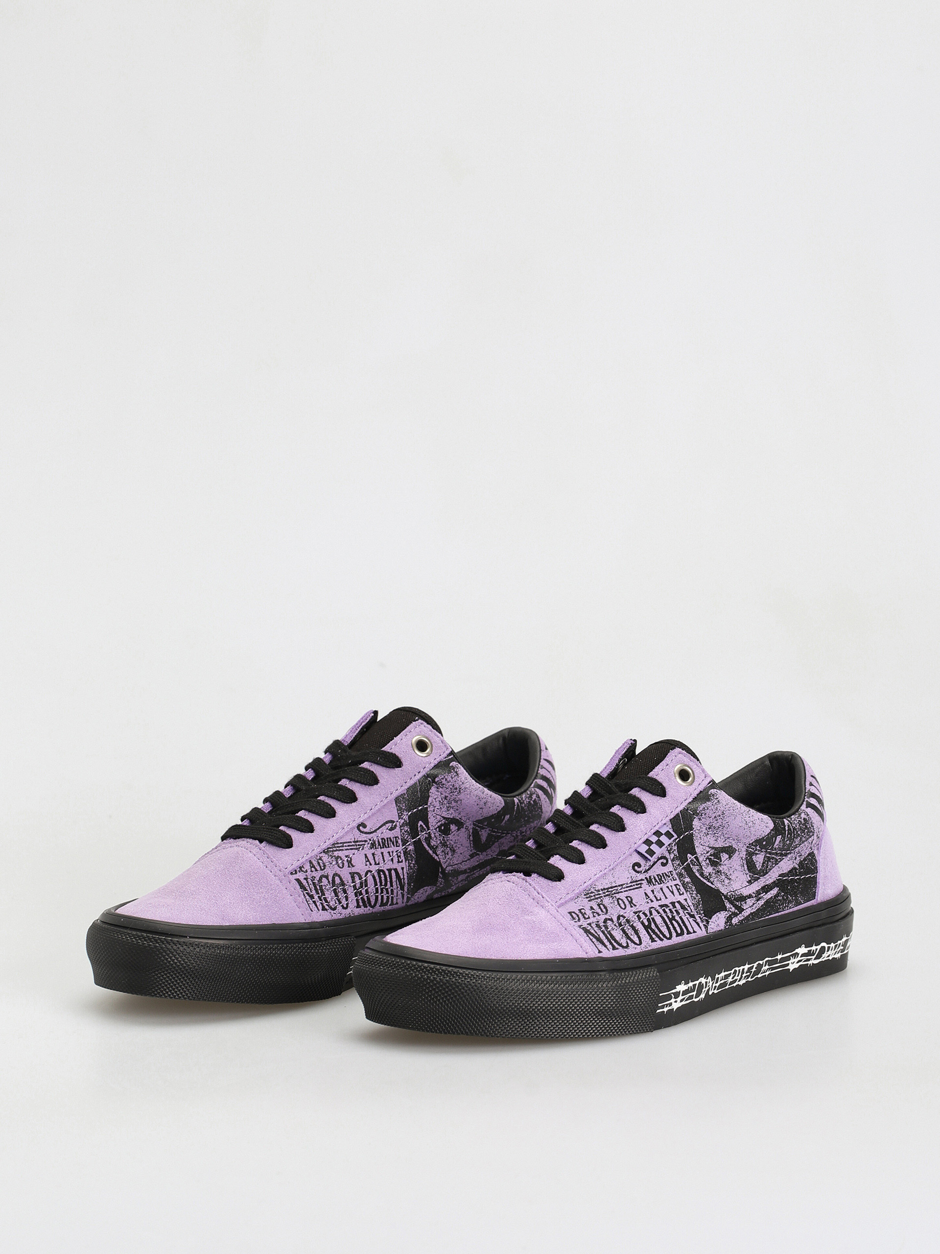 Vans X One Piece Skate Old Skool Cipők (wanted nico robin purple)