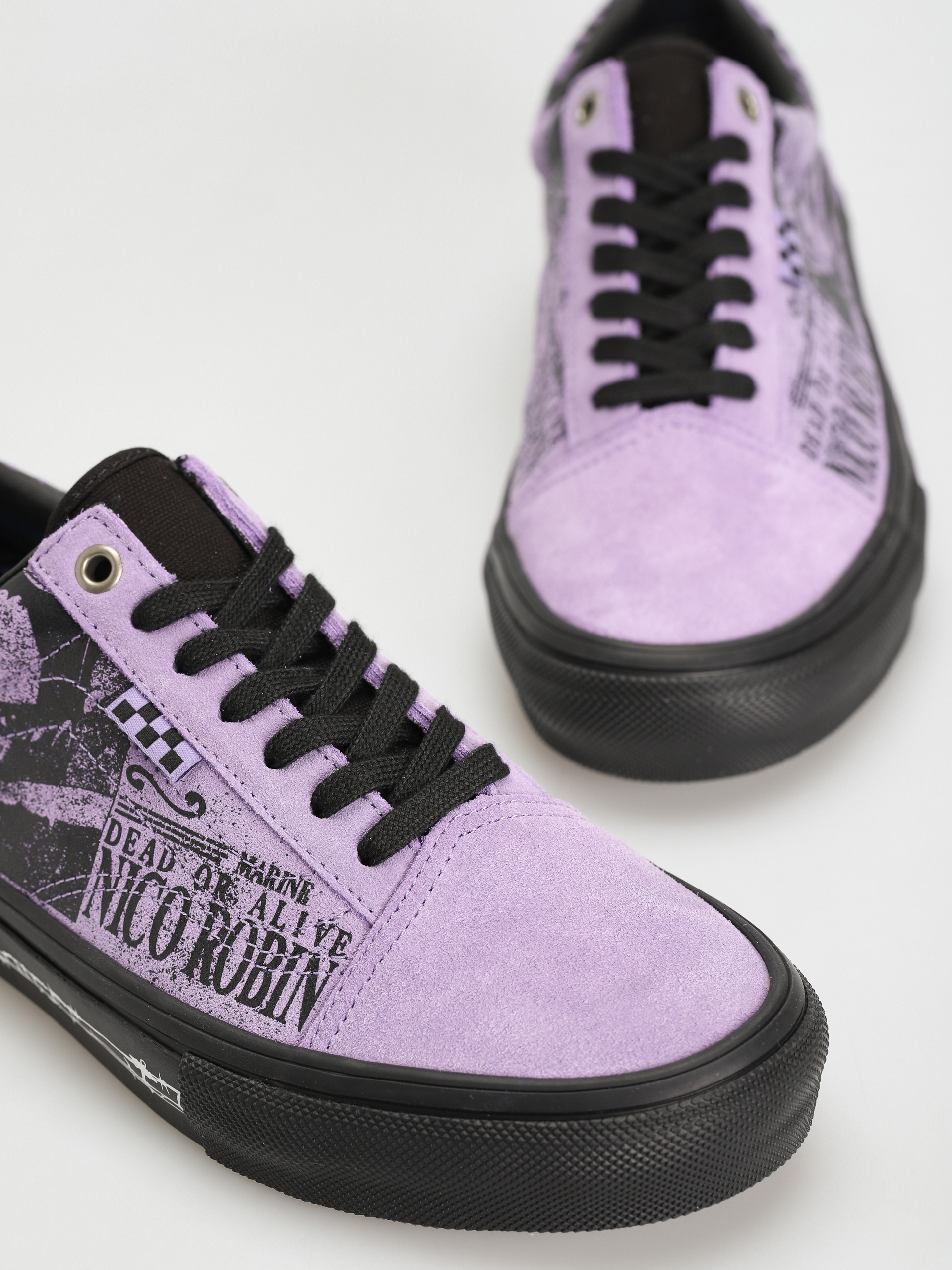 Vans X One Piece Skate Old Skool Cipők (wanted nico robin purple)