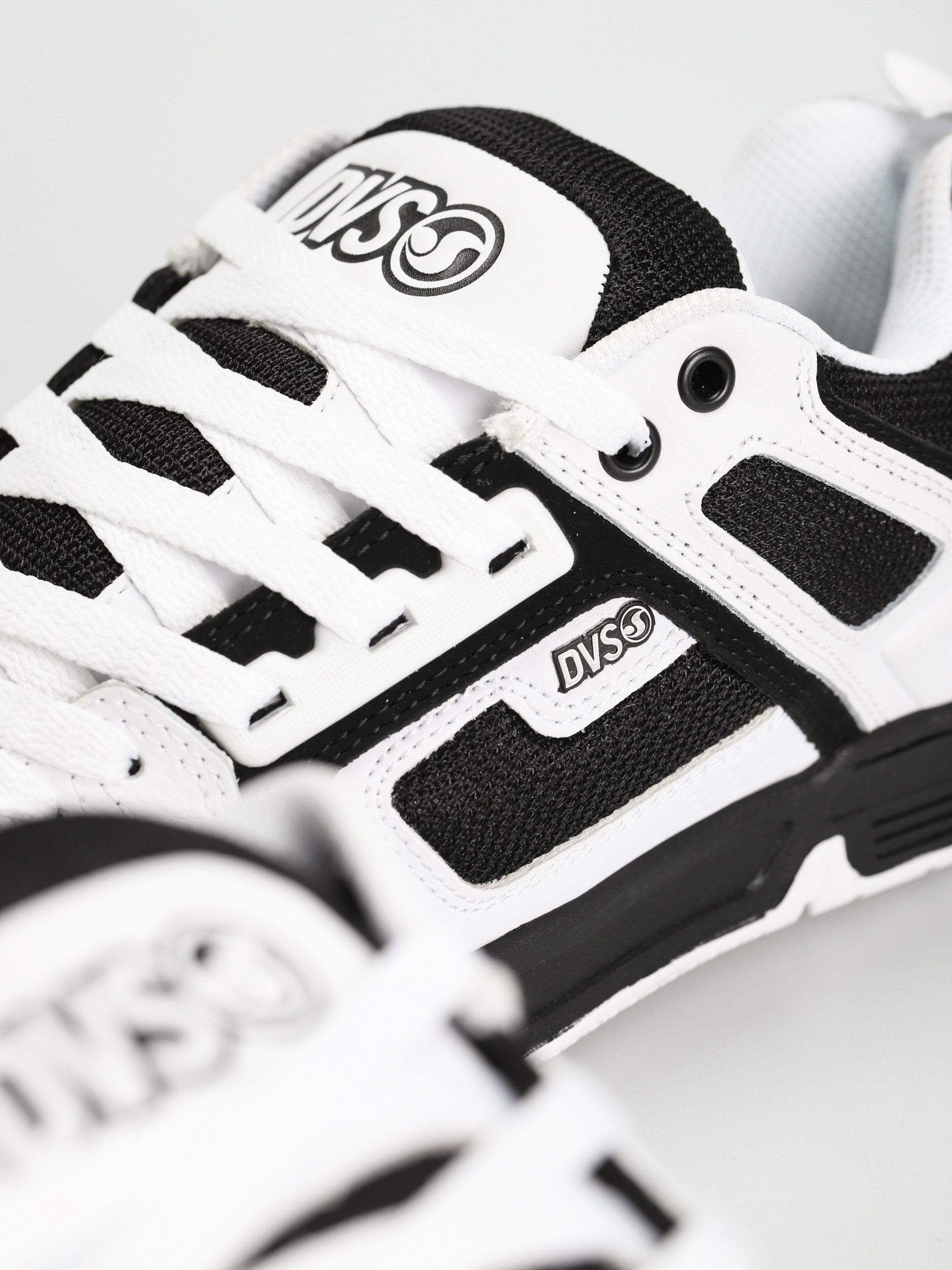 DVS Comanche Cipők (white black white leather)