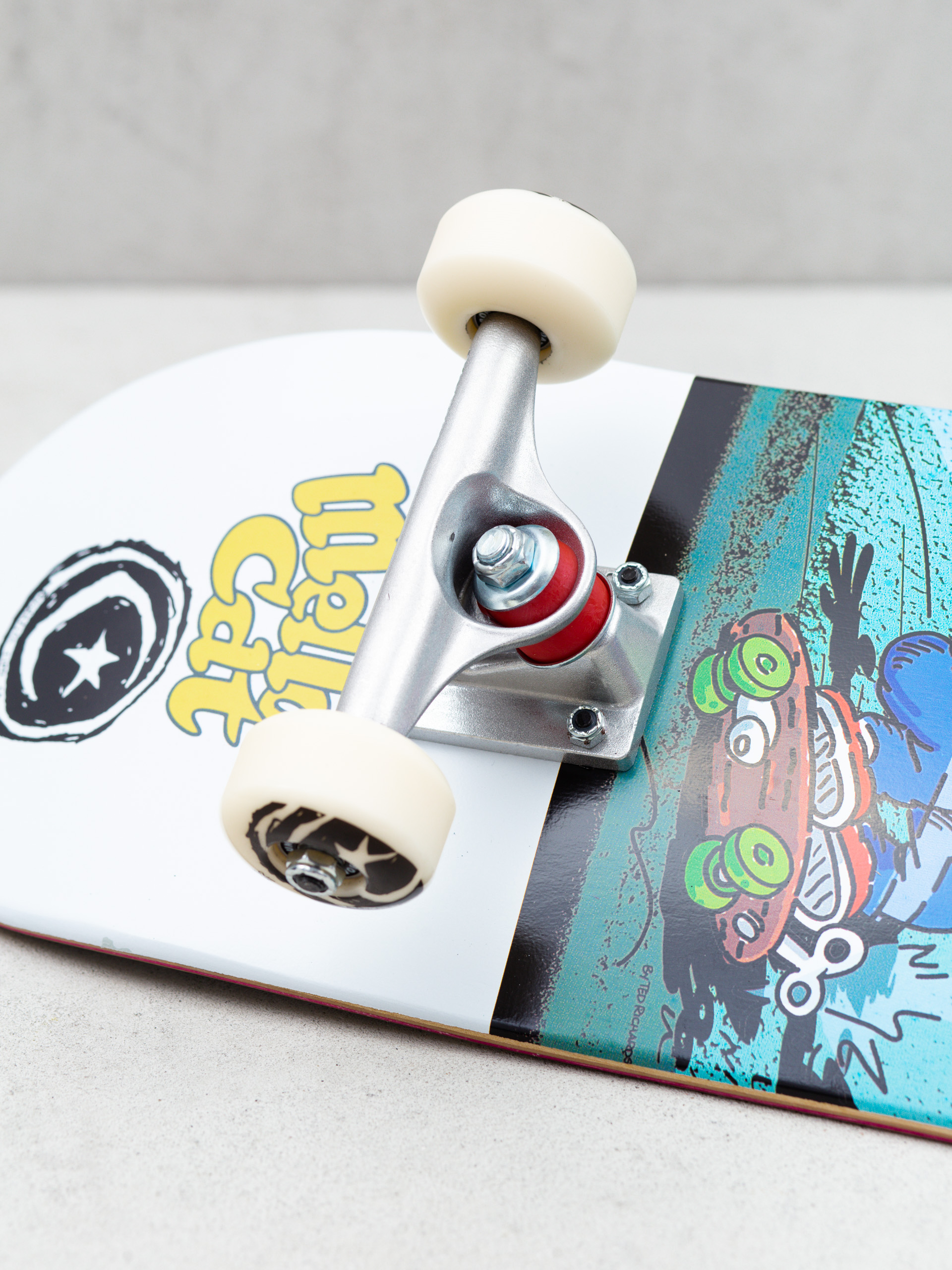 Foundation Push Mellow Cat Komplett gördeszka (black/white)