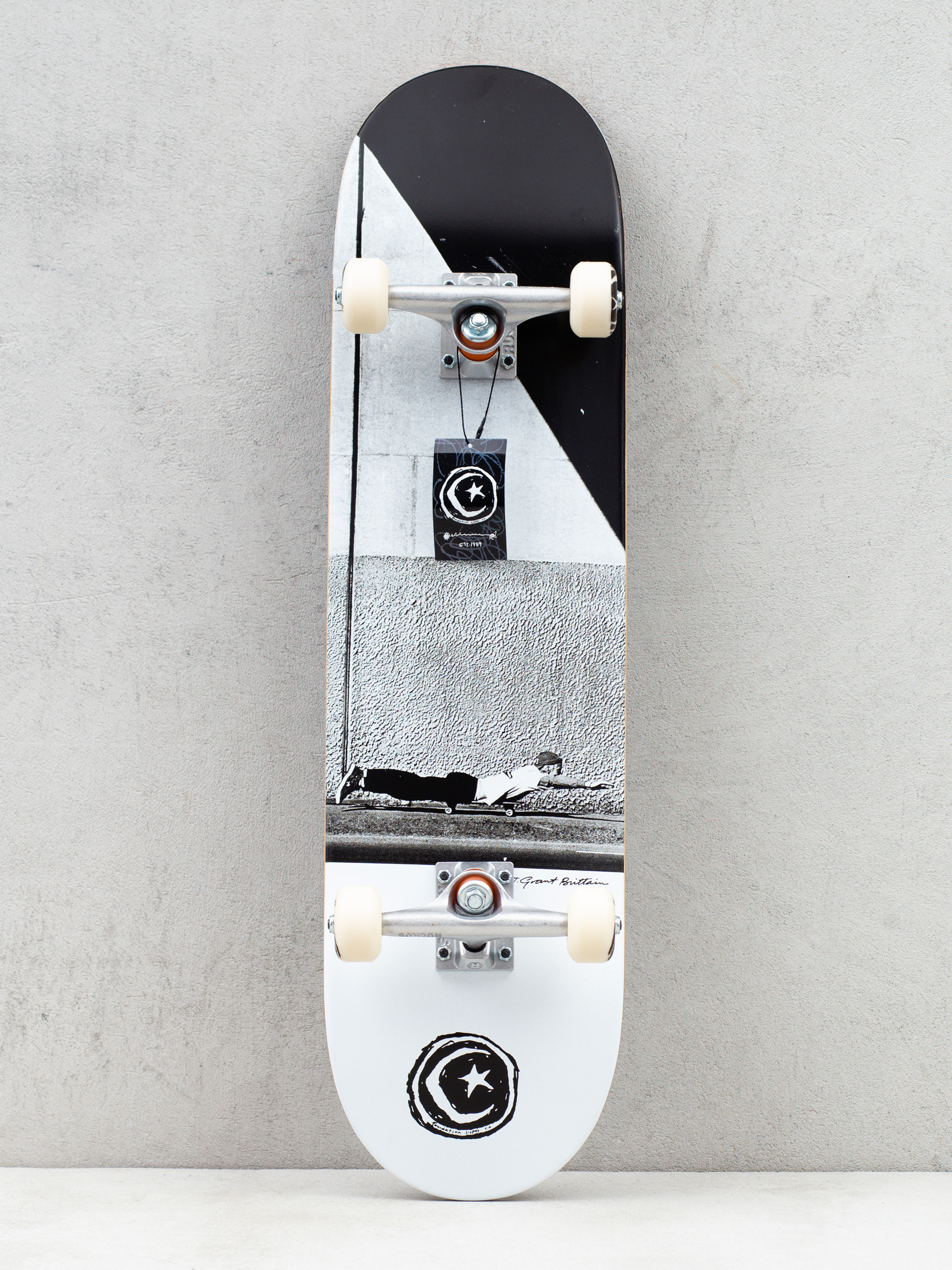 Foundation Jgb Push Superman Komplett gördeszka (black/white)