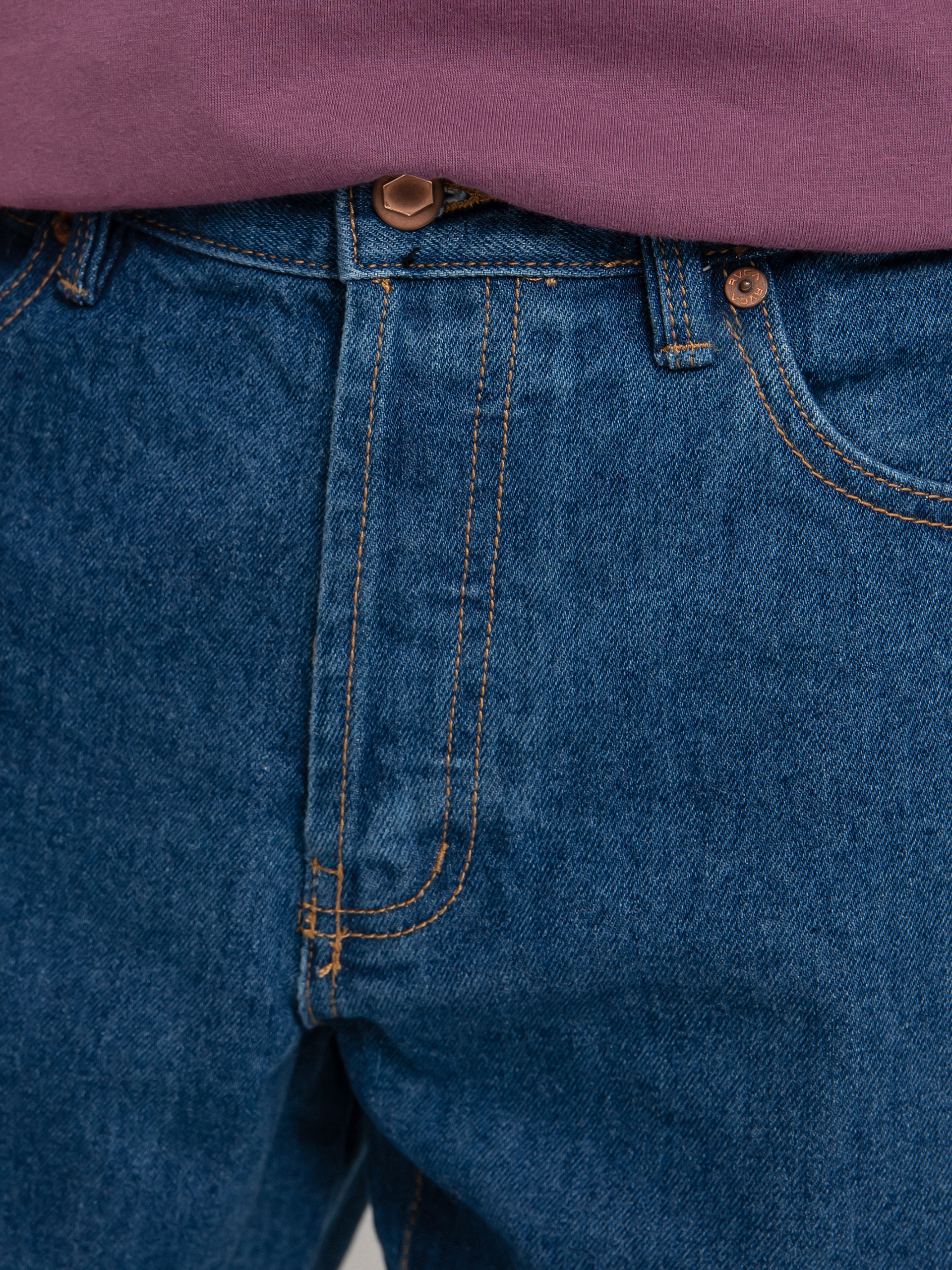 RVCA New Dawn Denim Kisnadrág (blue collar)