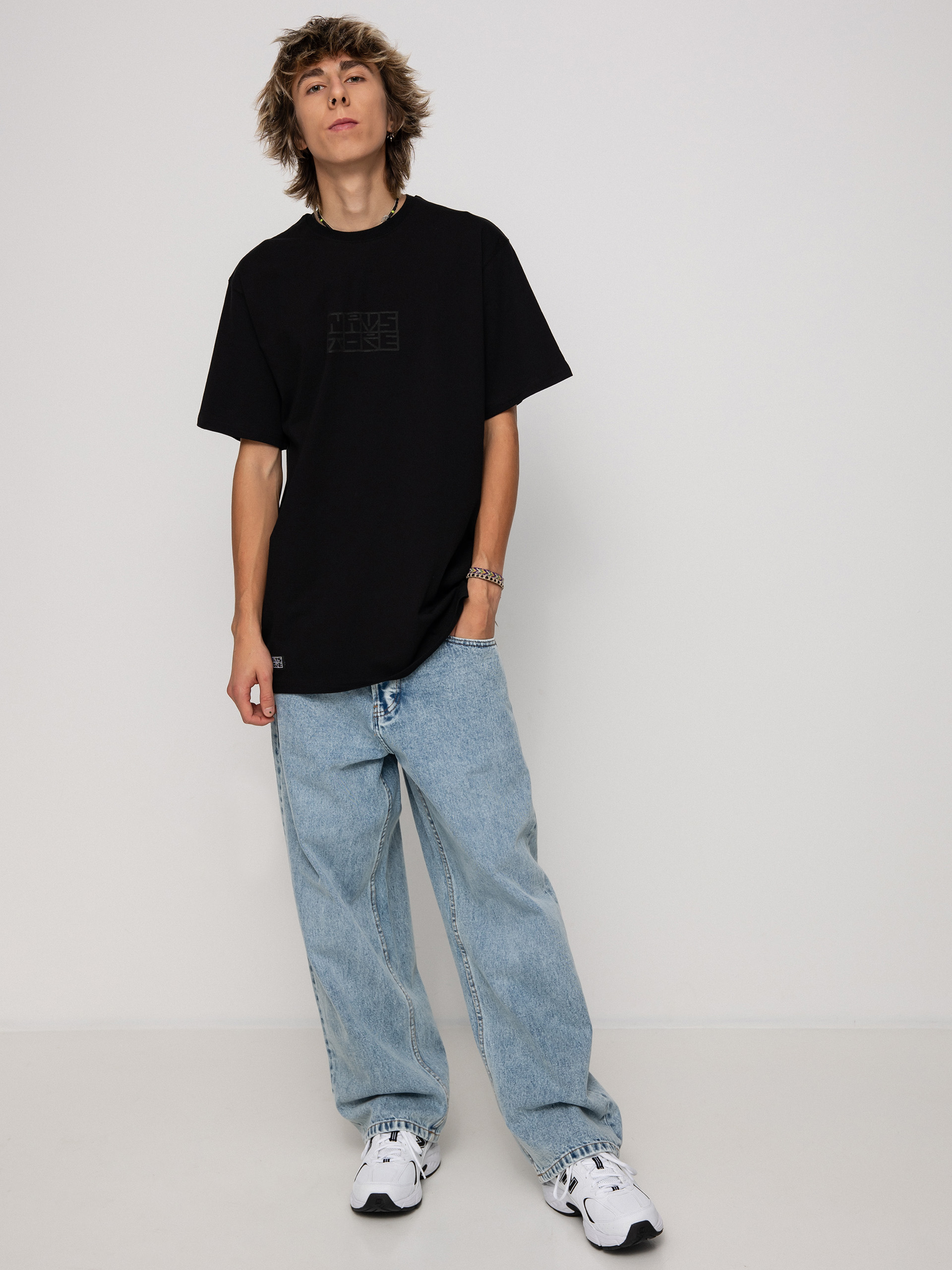 Nervous X TOPE Burning House póló (black)