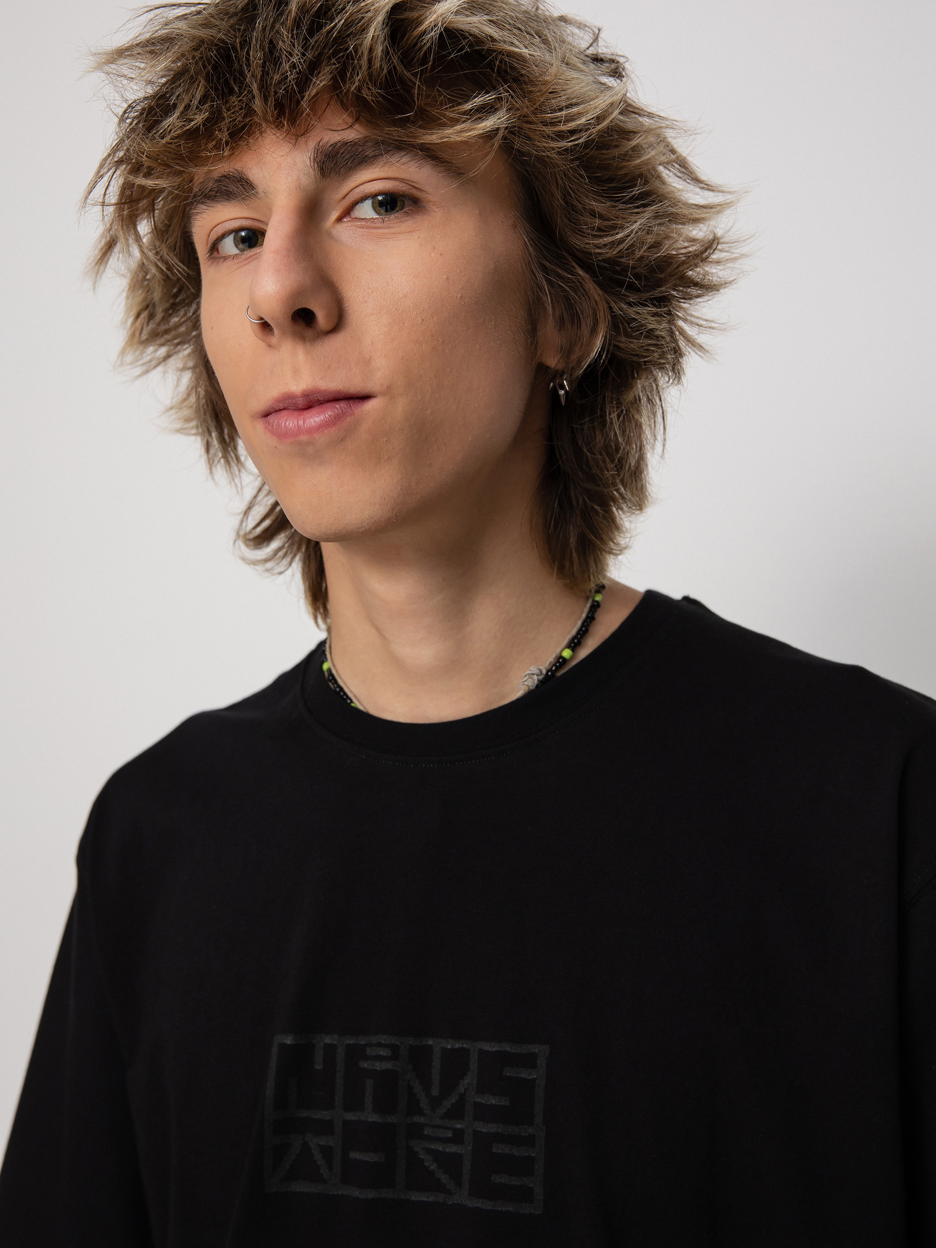 Nervous X TOPE Burning House póló (black)