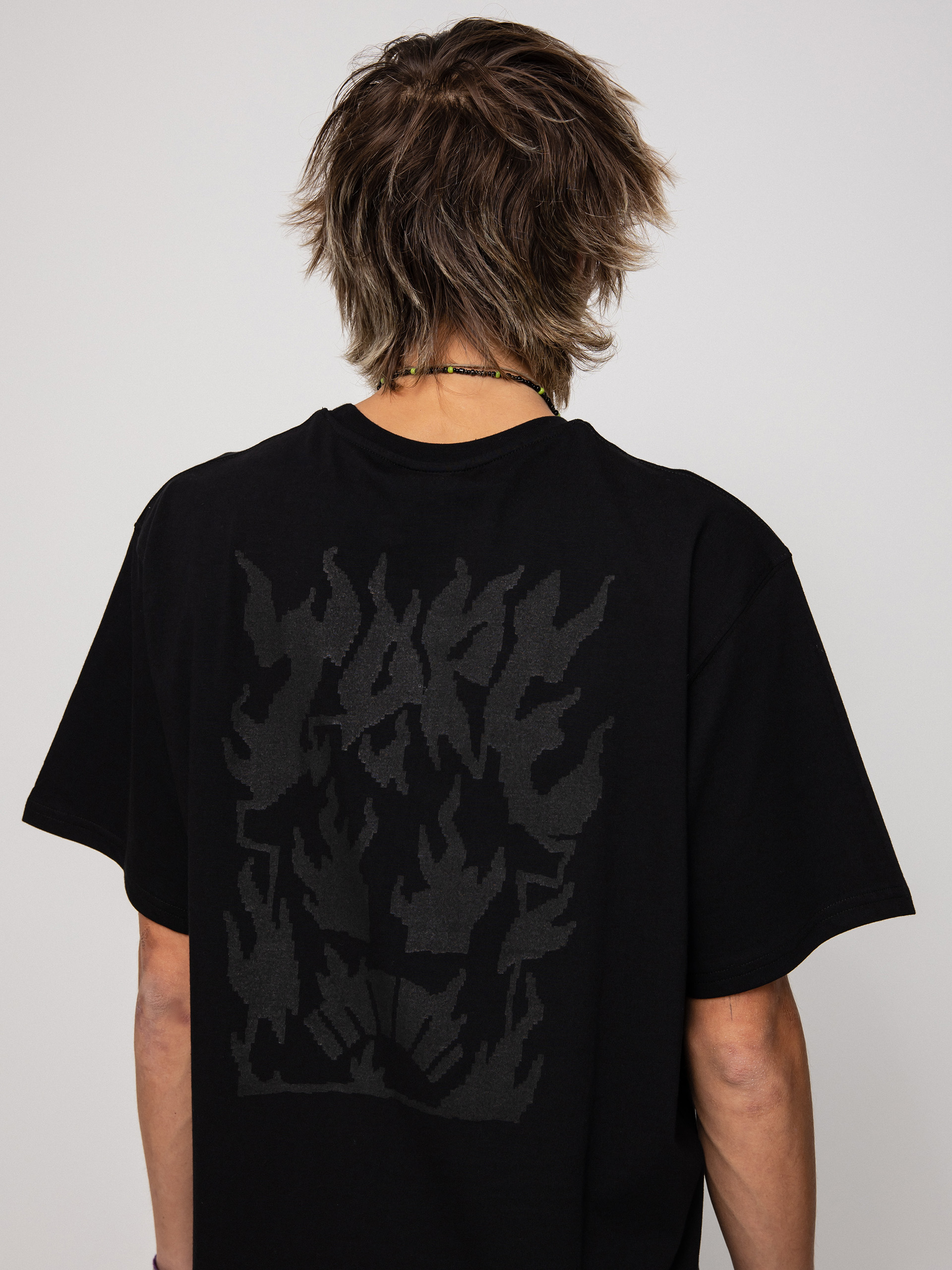 Nervous X TOPE Burning House póló (black)