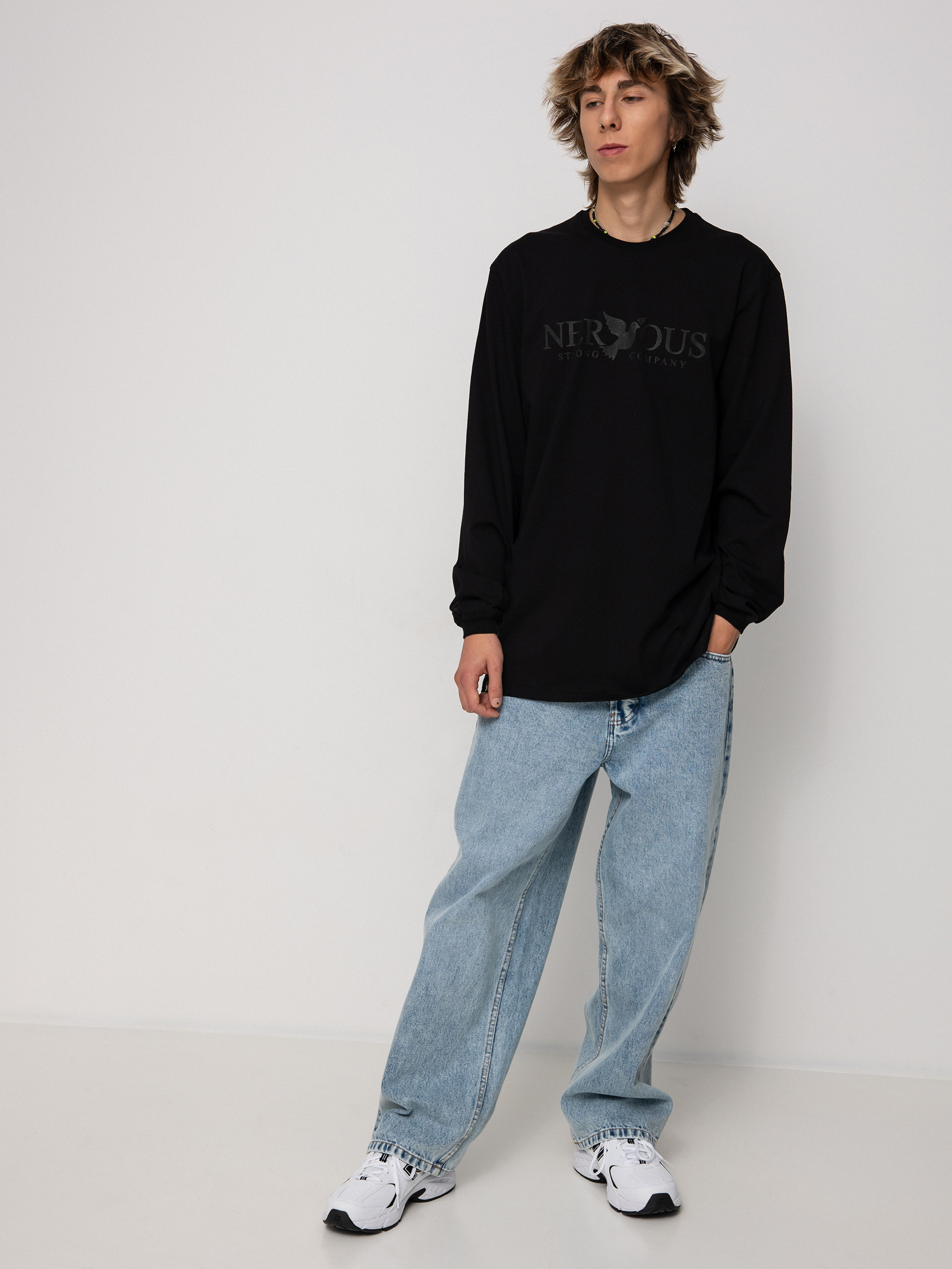 Nervous Classic Hosszú ujjú felső (blk/blk)