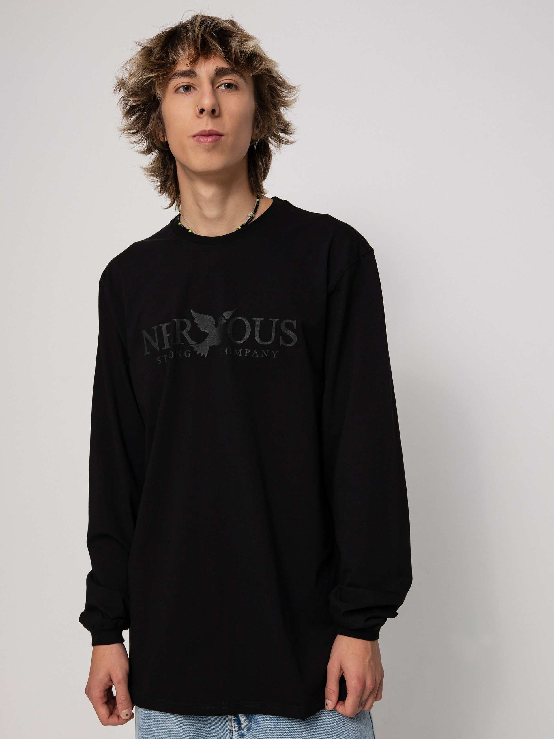 Nervous Classic Hosszú ujjú felső (blk/blk)