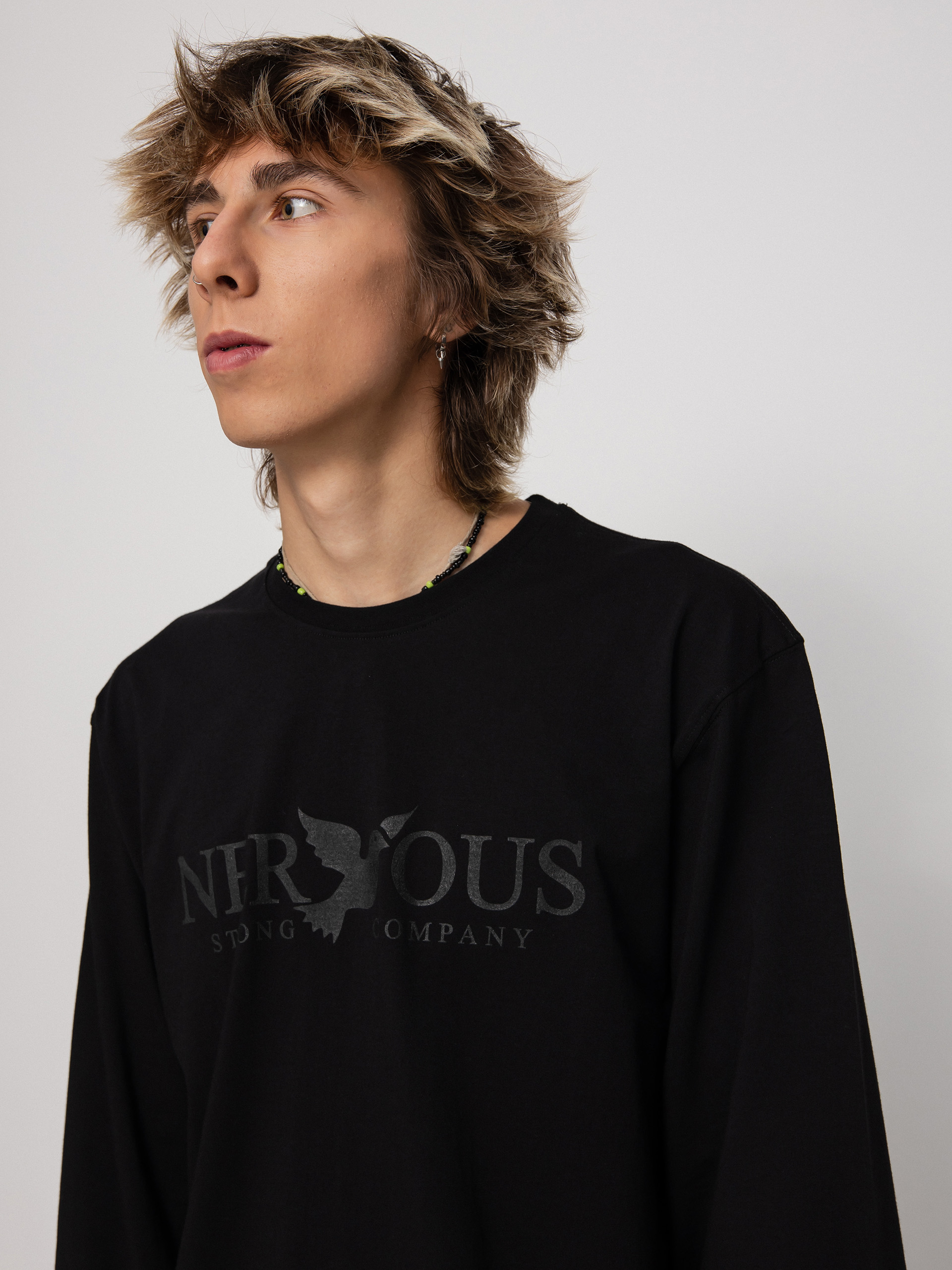 Nervous Classic Hosszú ujjú felső (blk/blk)