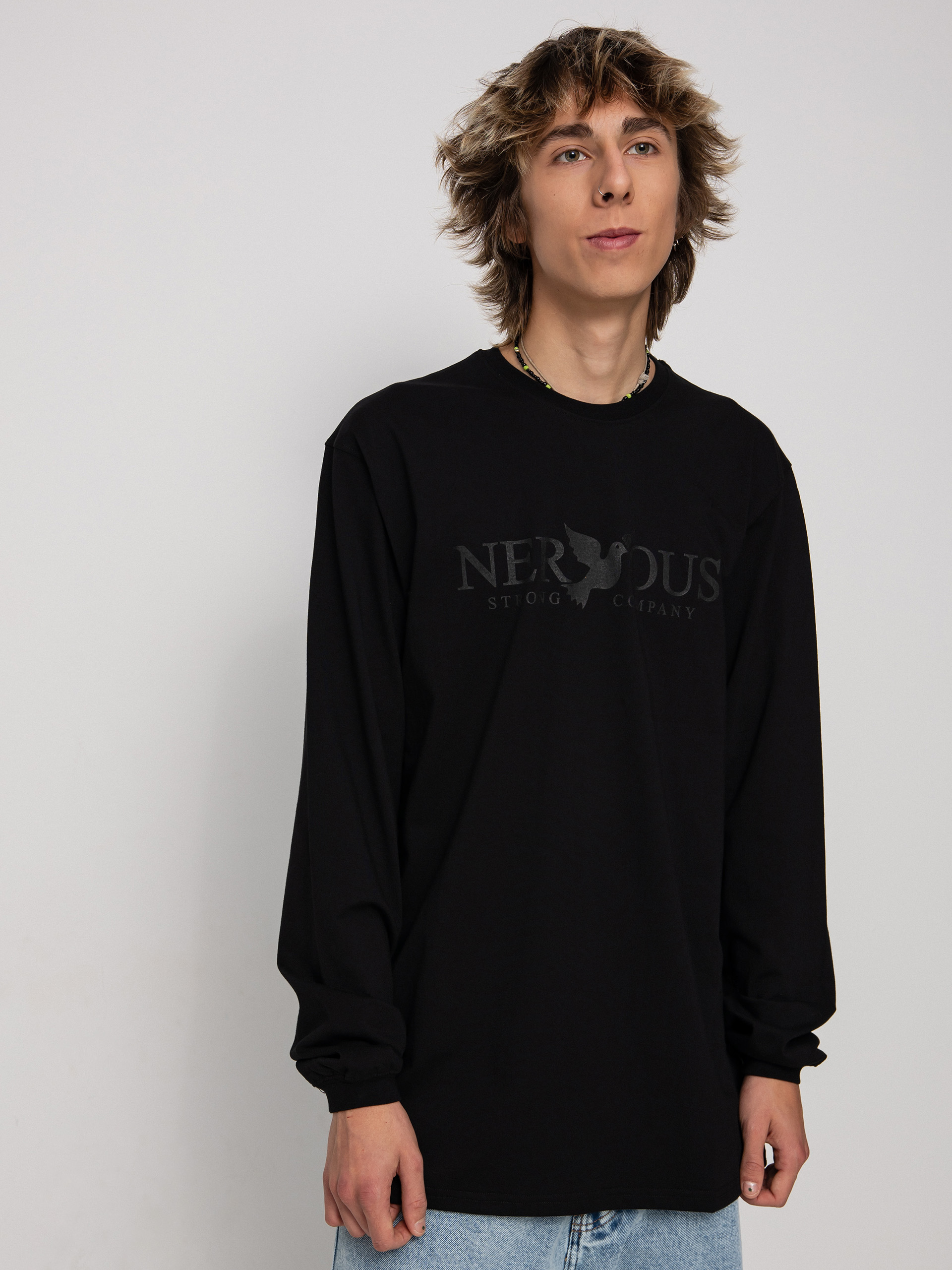 Nervous Classic Hosszú ujjú felső (blk/blk)