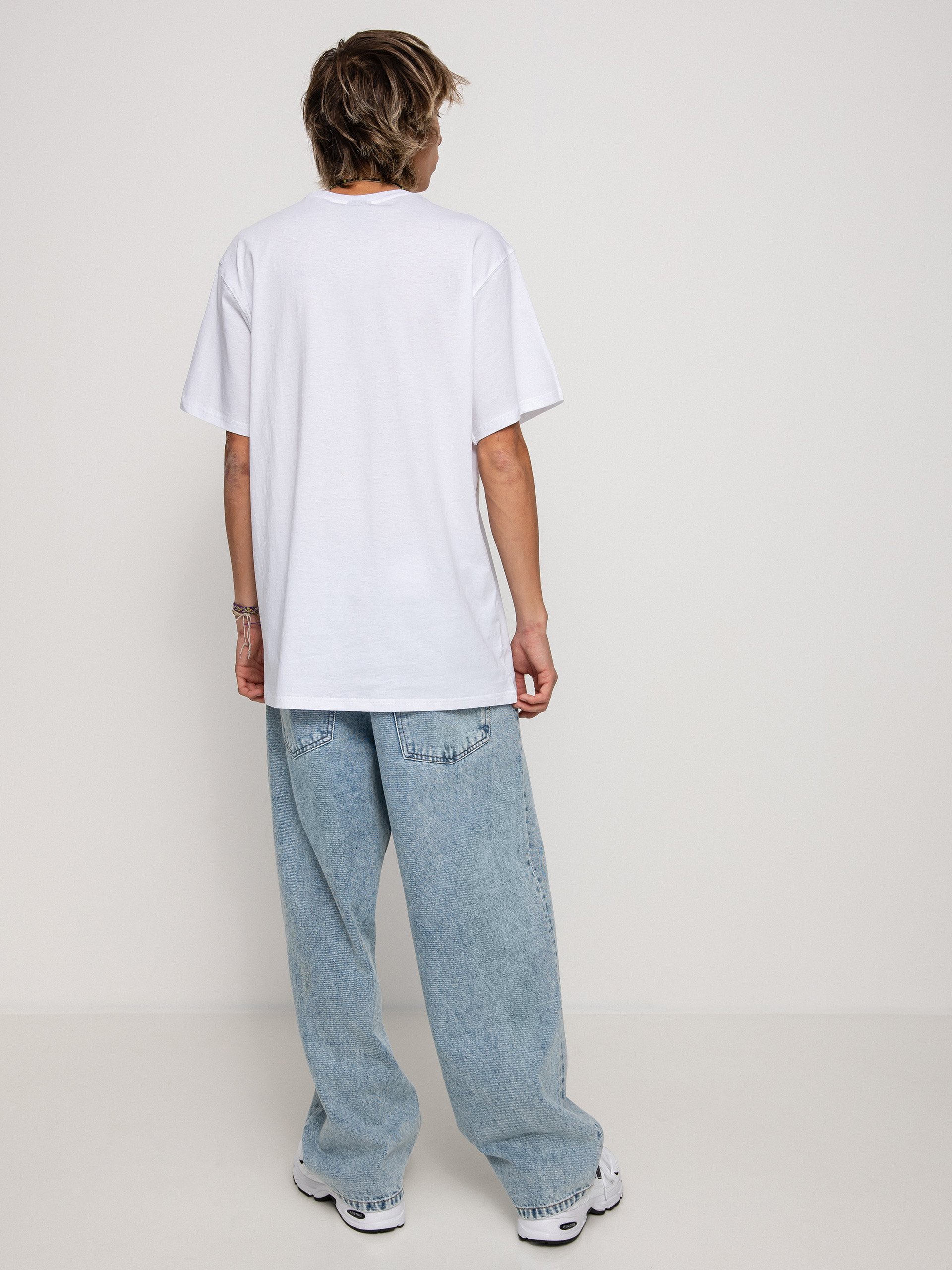 Nervous X TOPE Kickflip póló (white)