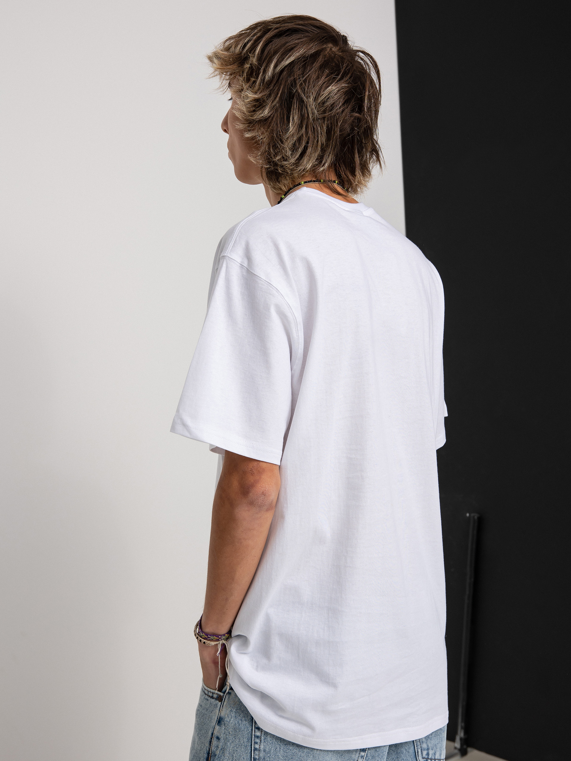 Nervous X TOPE Kickflip póló (white)