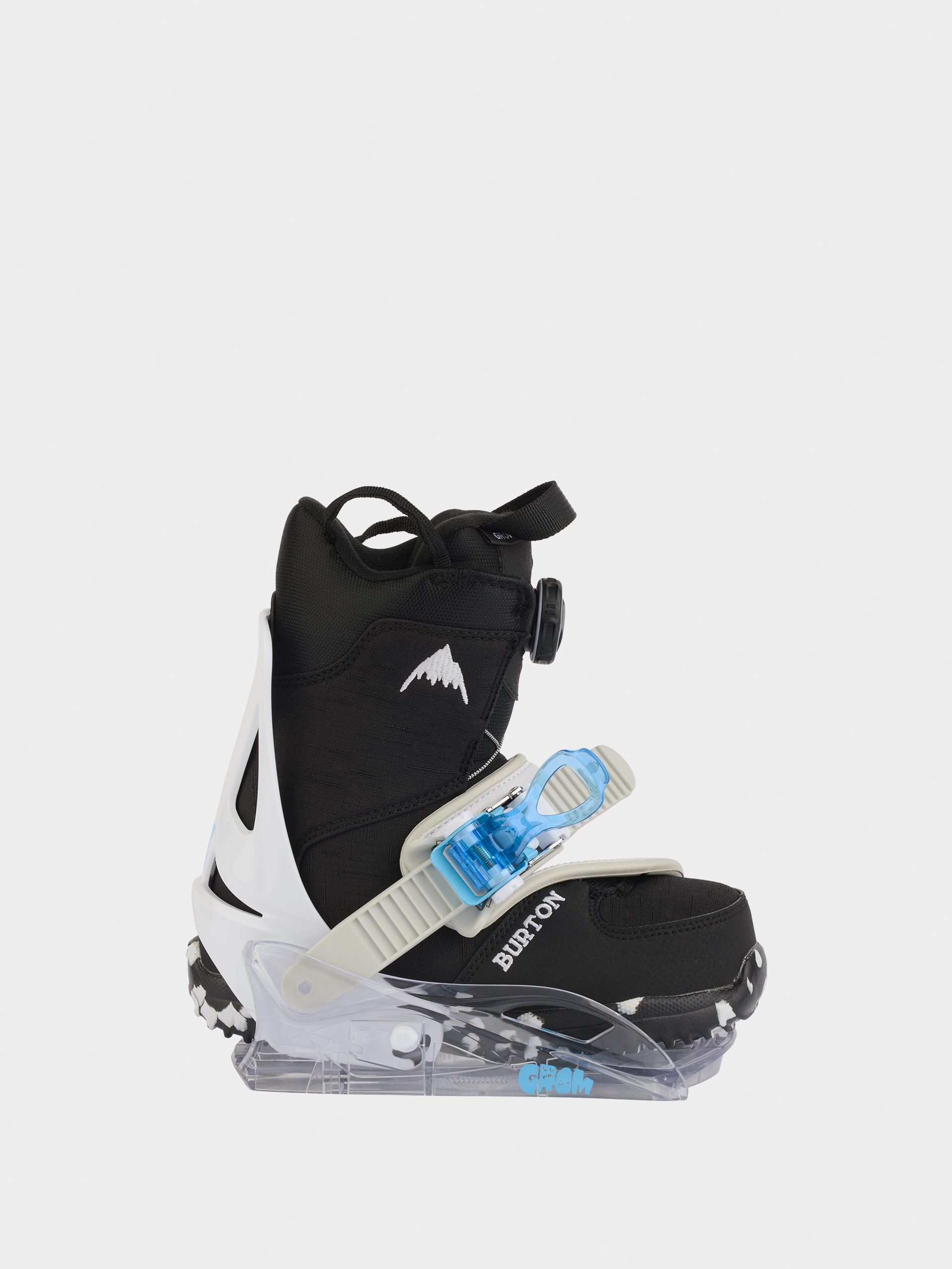 Burton Grom Disc JR Snowboard kötés (white)