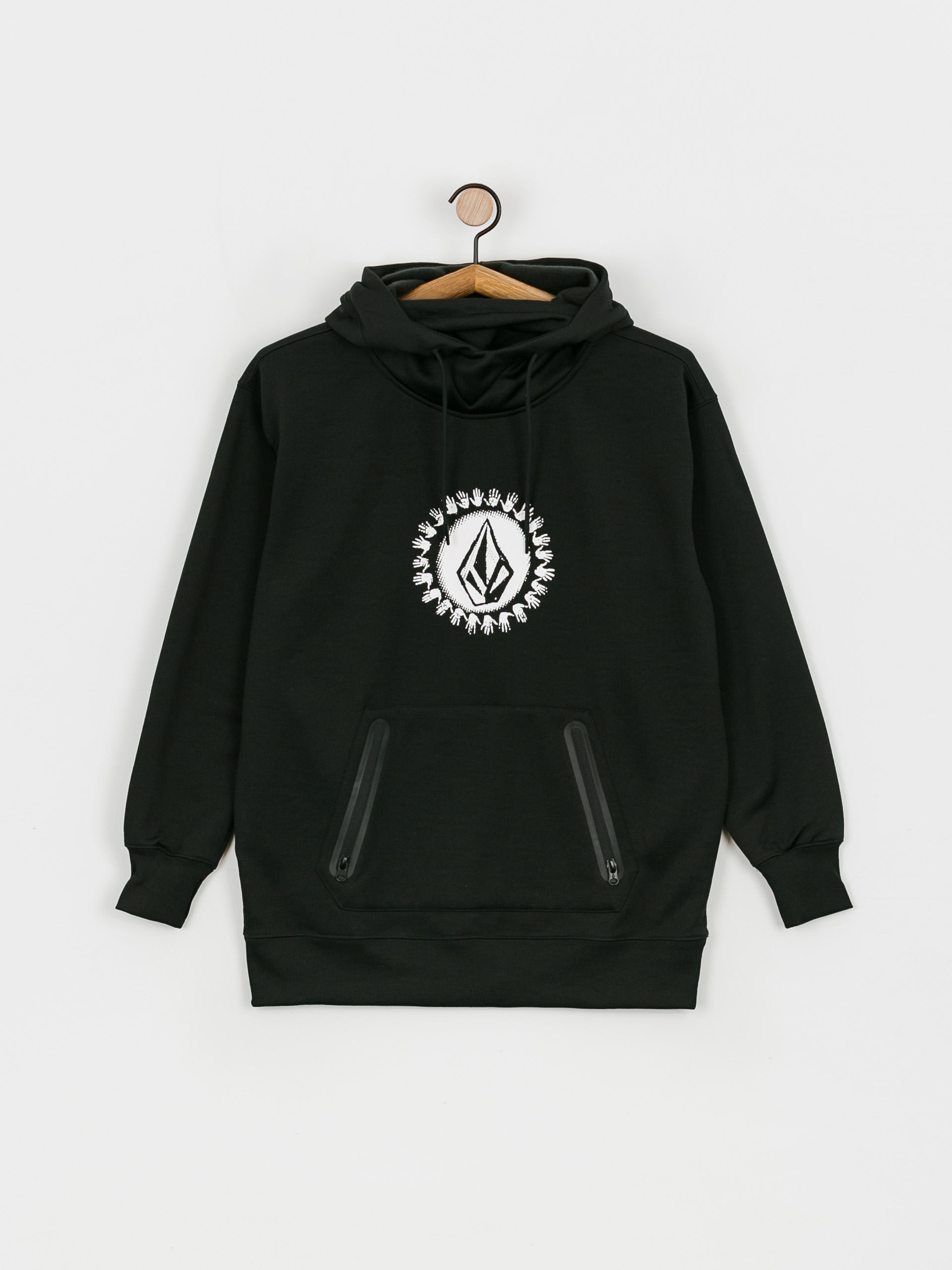 Női Volcom z kapturem Spring Shred HD Thermo pulóver (black)