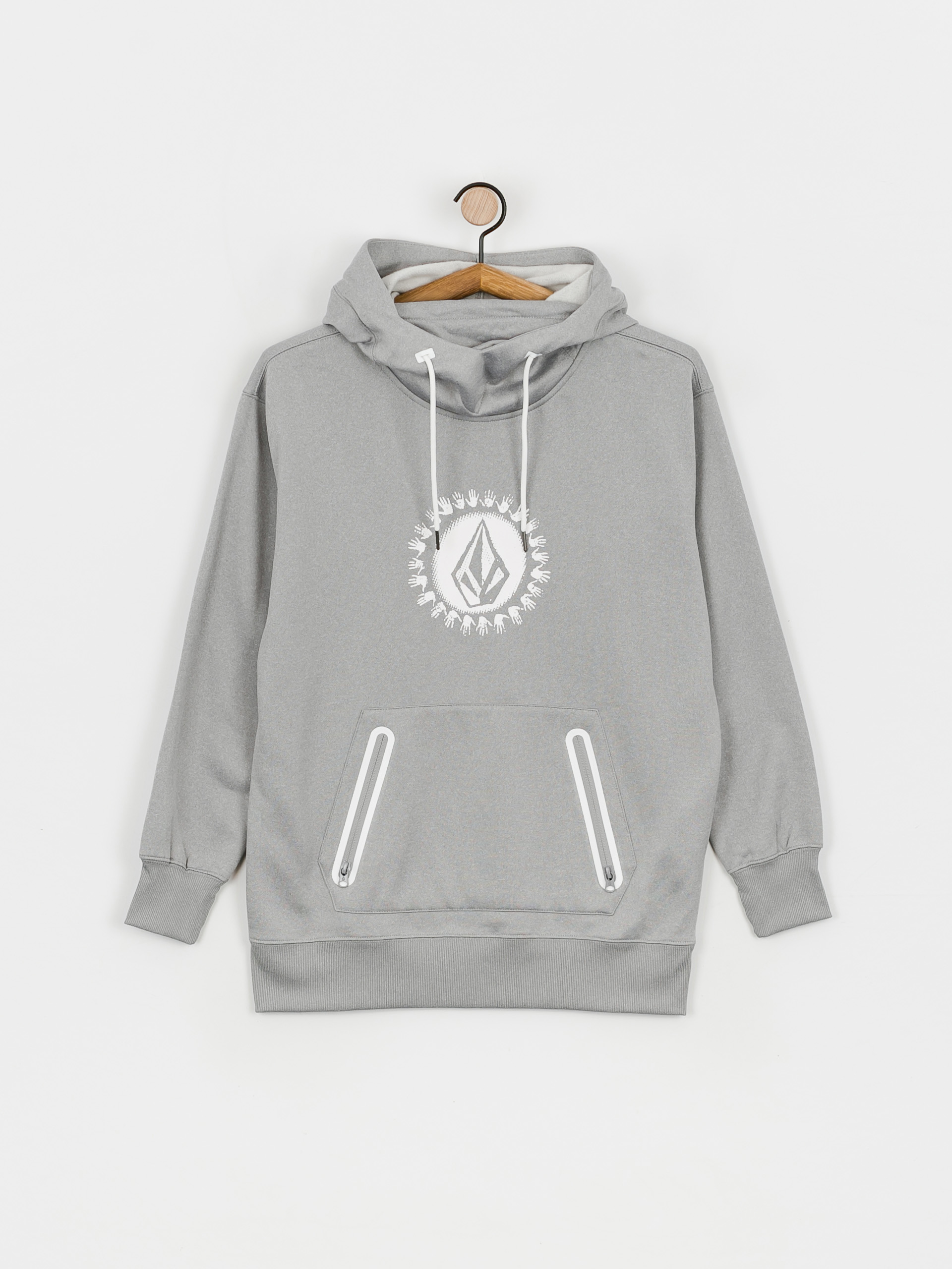 Női Volcom Spring Shred HD Thermo pulóver (heather grey)